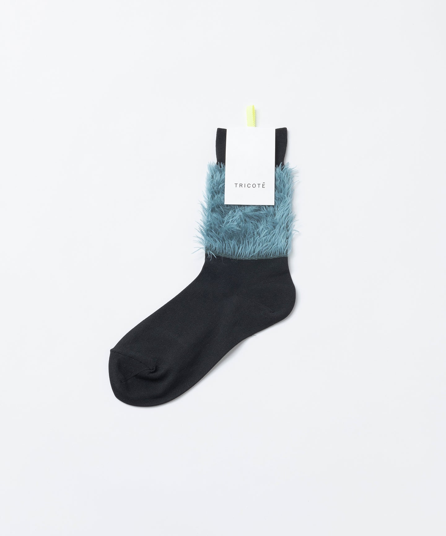 MELANGE FAKE FUR SOCKS