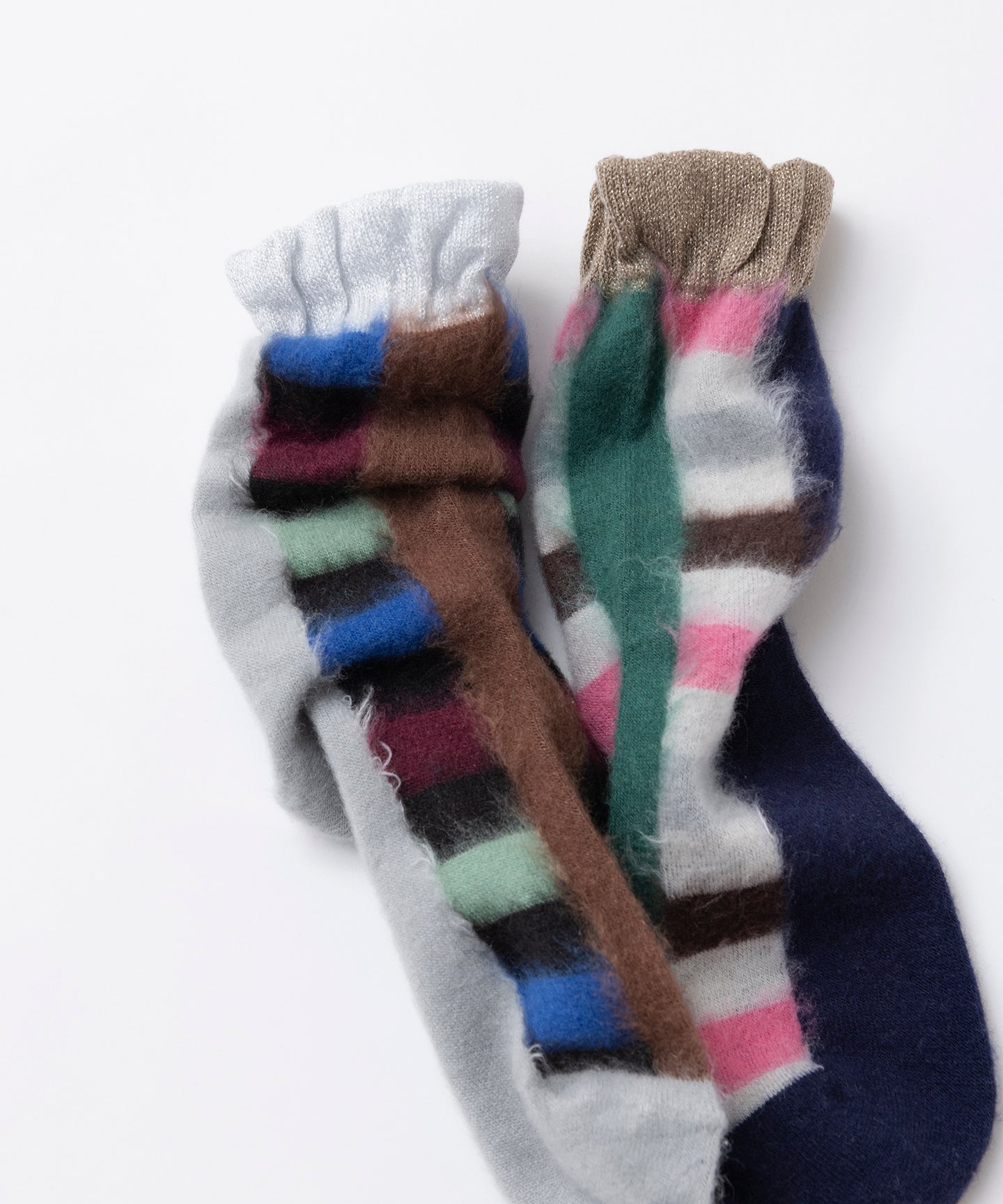 CHECK SHAGGY SOCKS