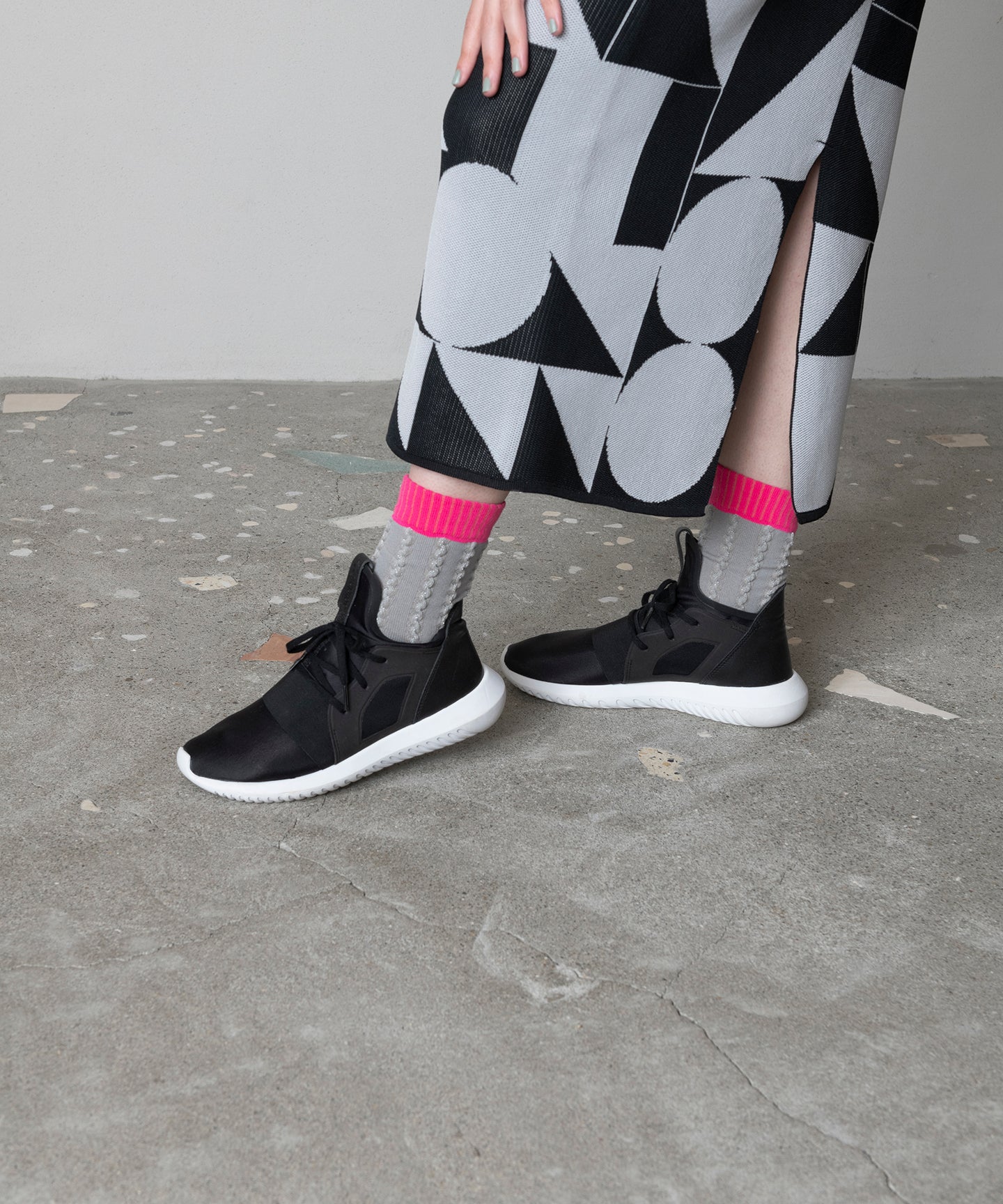 CABLE STRIPE SOCKS