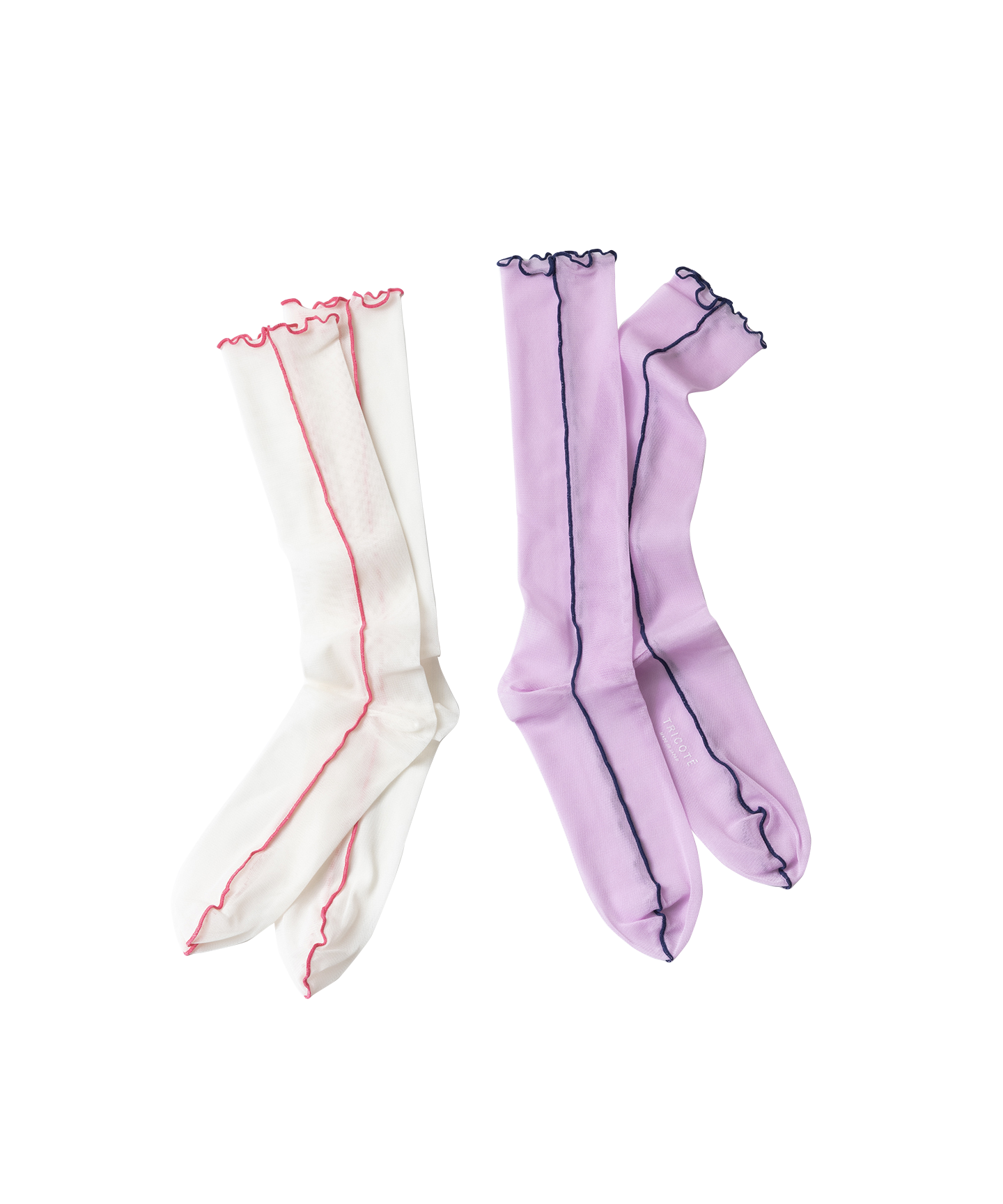 2MELLOW TULLE HIGH SOCKS SET