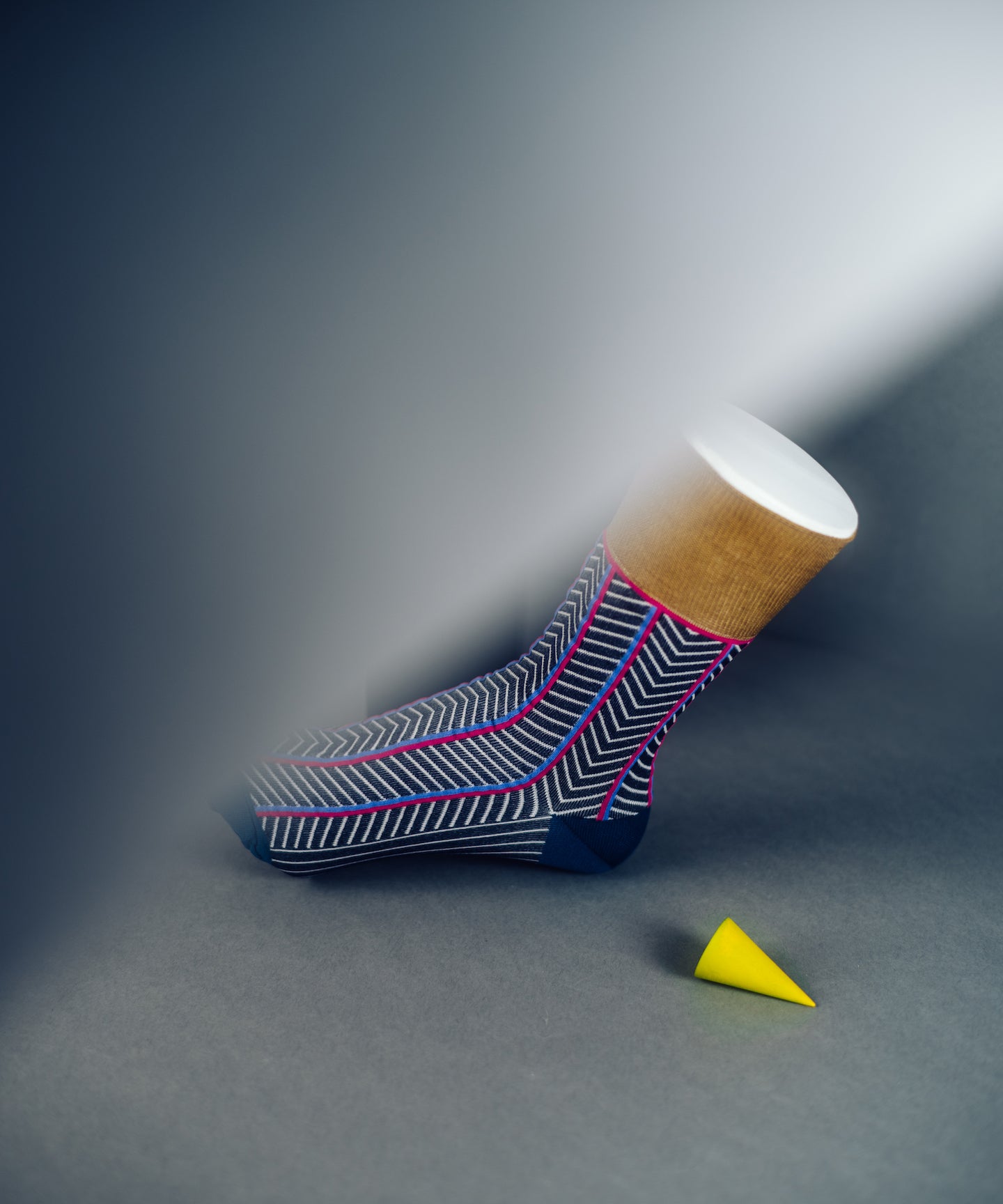 HERRINGBONE STRIPE SOCKS