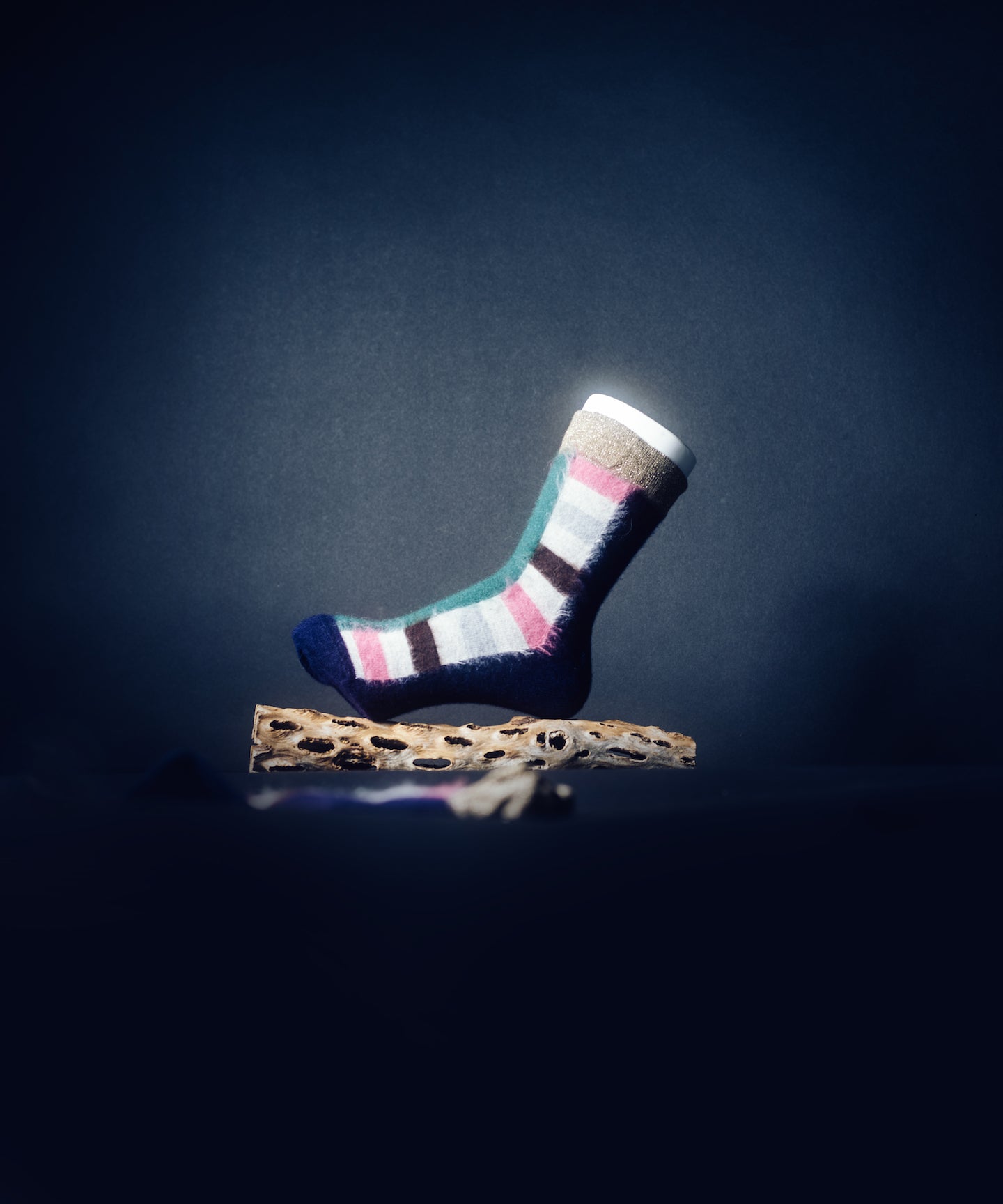 CHECK SHAGGY SOCKS