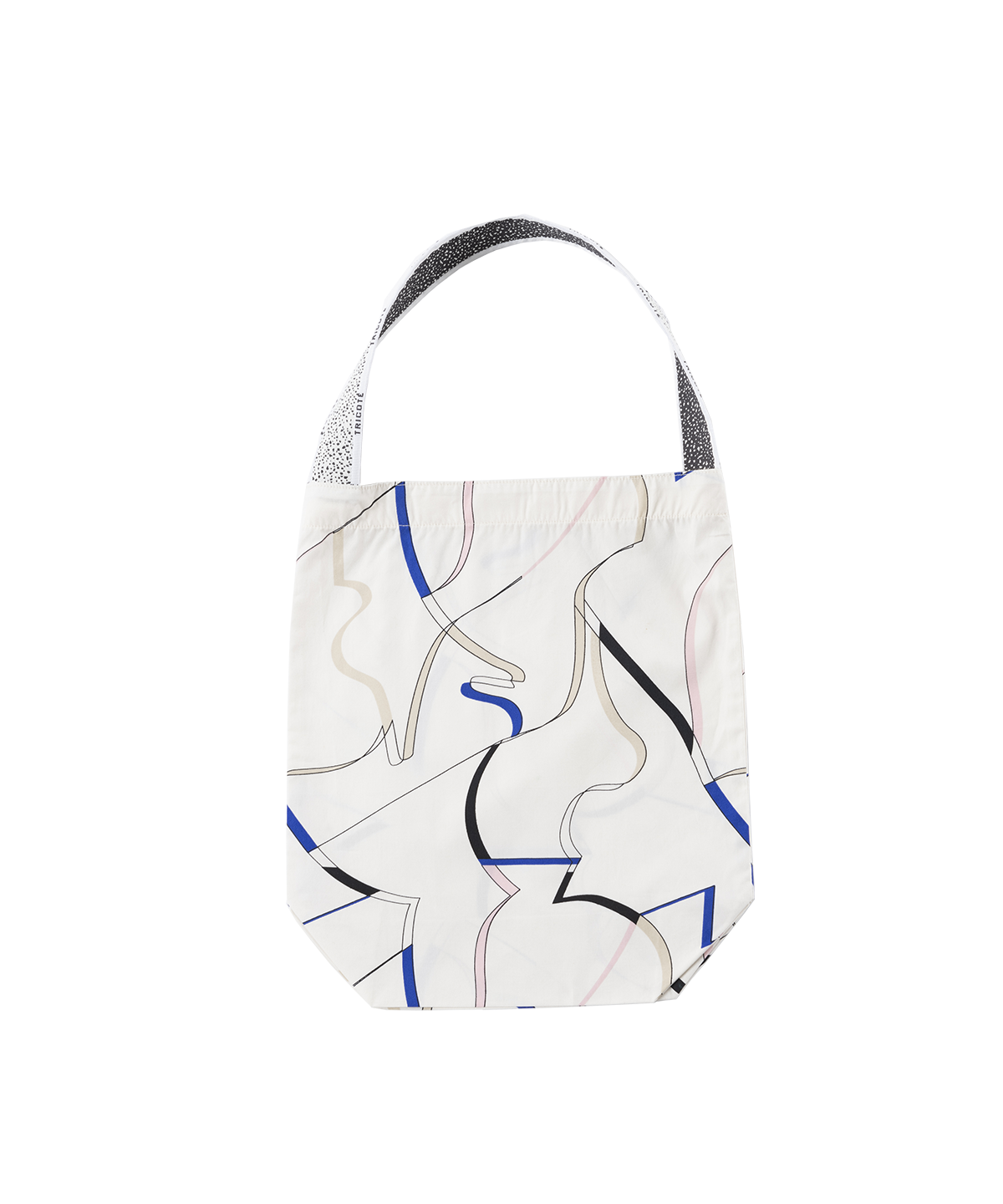 CUT RIBBON TOTE BAG