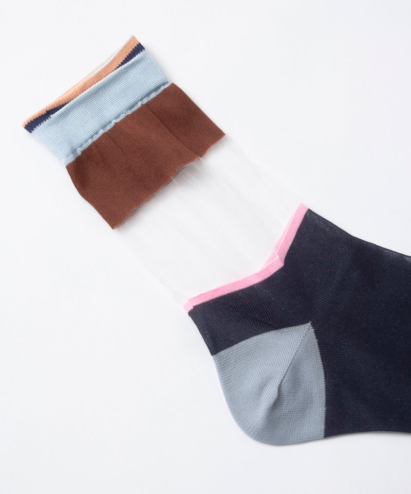 SHEER STRIPE 1 SOCKS