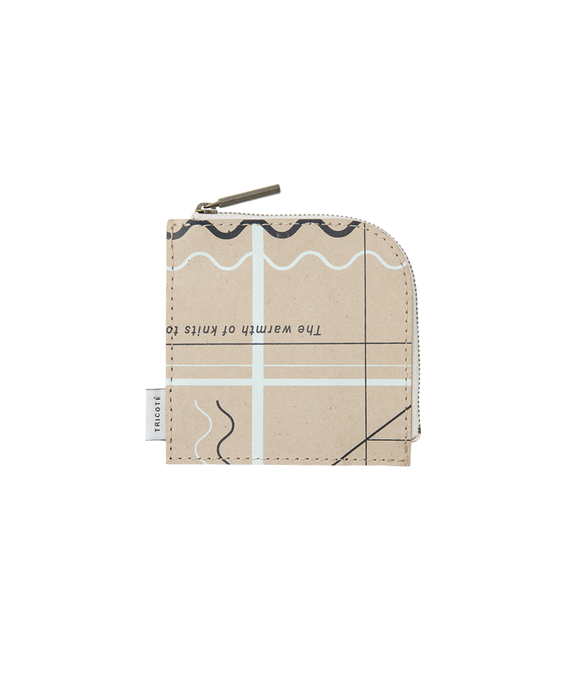 RANDOM LINE LEATHER WALLET
