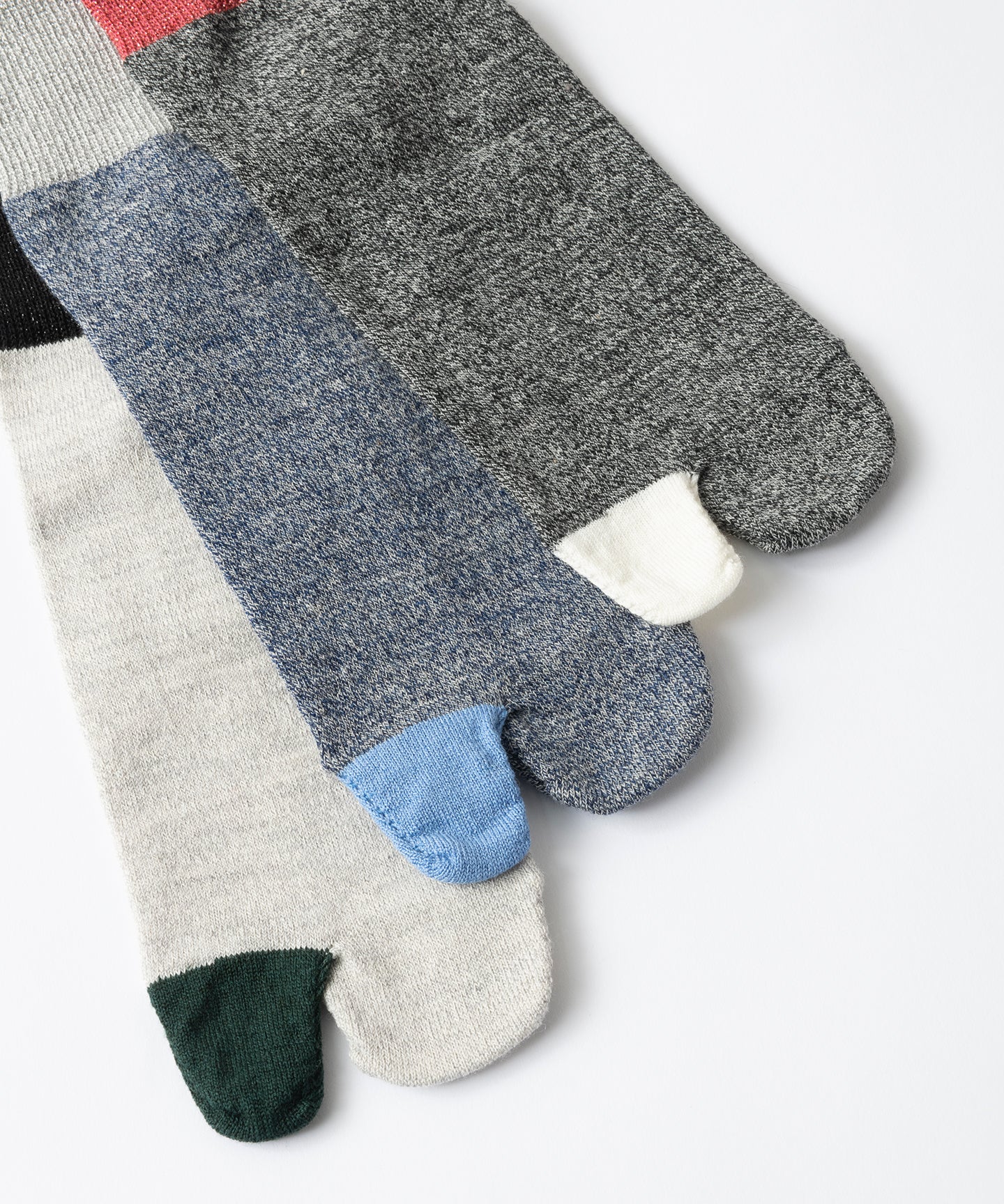 LAME HEATHER TABI SOCKS