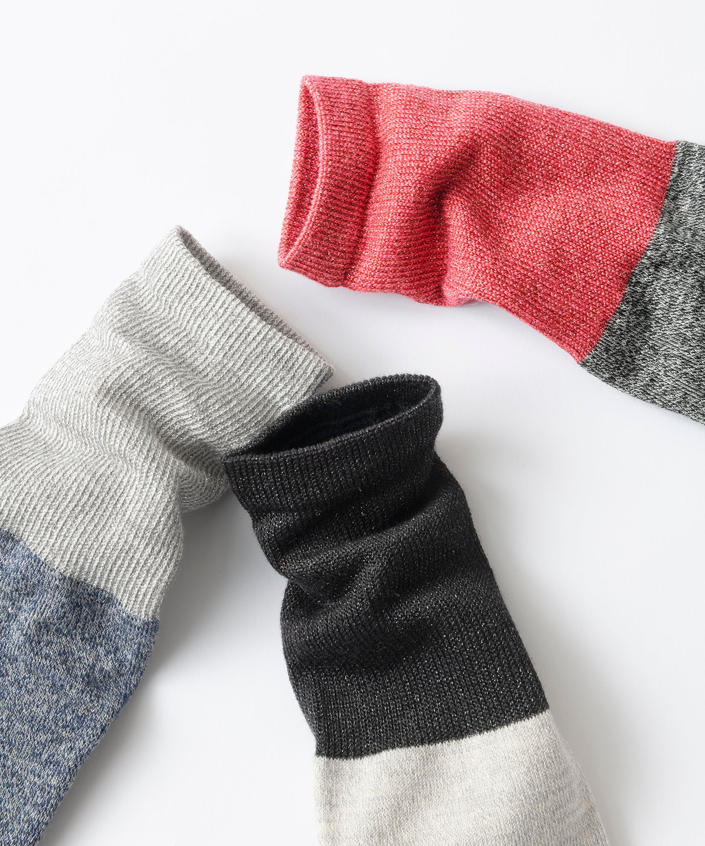 LAME HEATHER TABI SOCKS