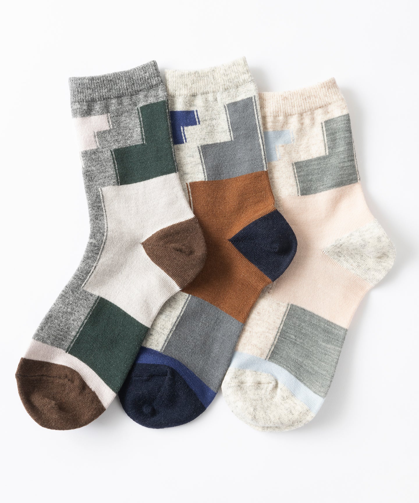 COLOUR BLOCK SOCKS