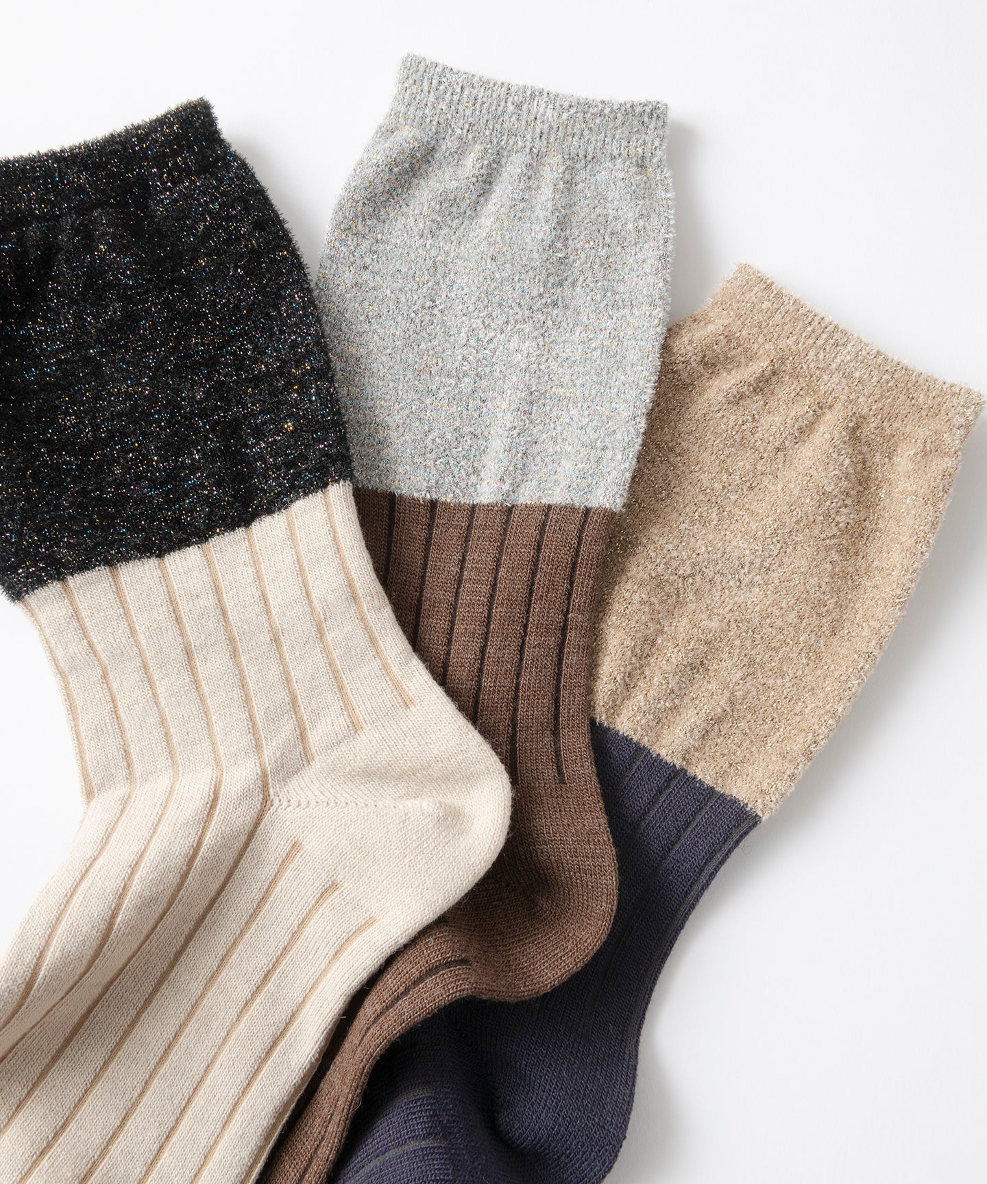VELVET RIB SOCKS
