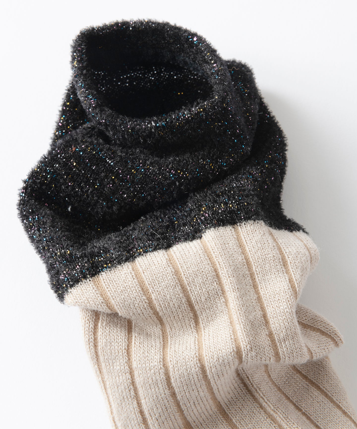 VELVET RIB SOCKS