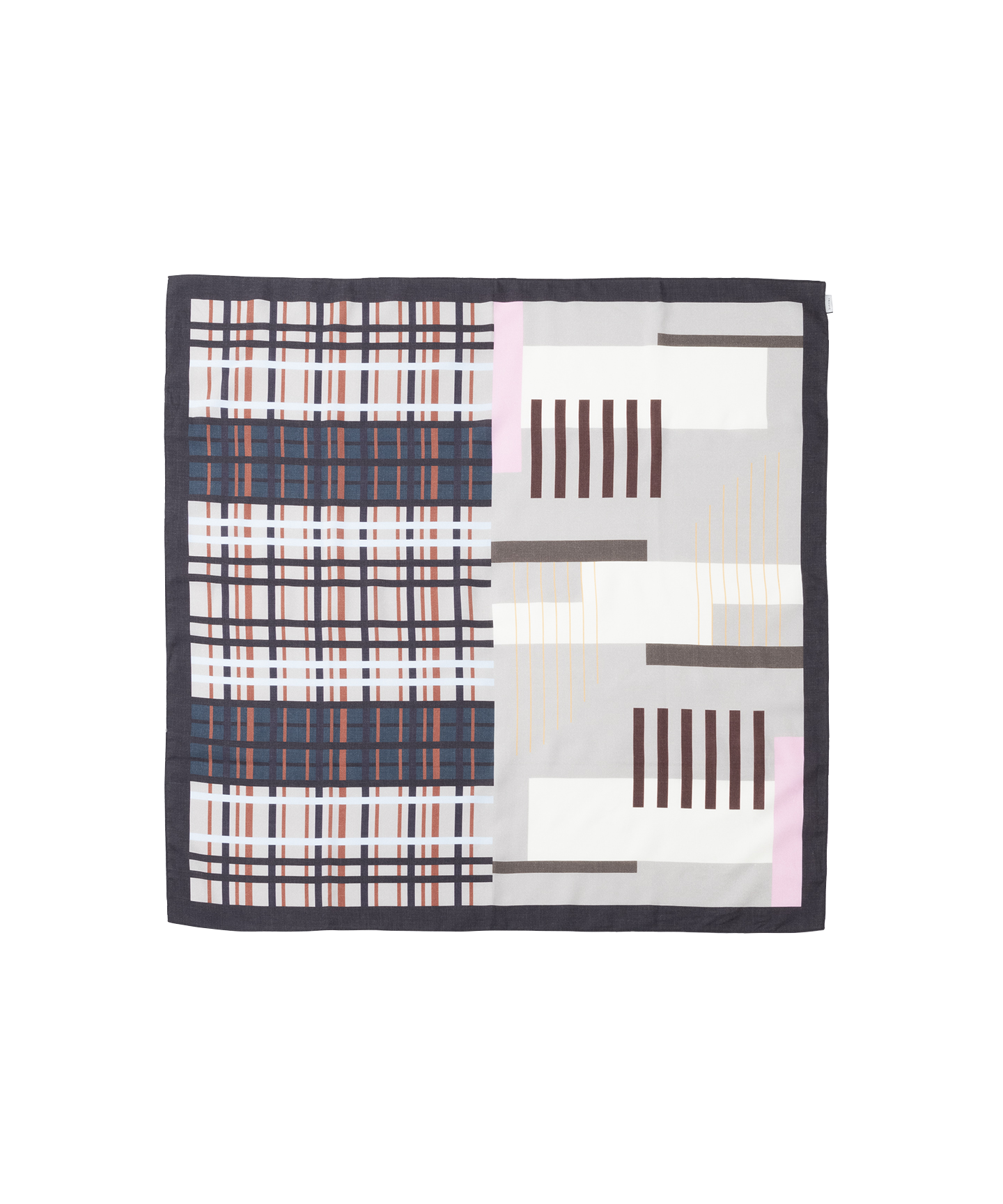 CHECK WOOL SCARF
