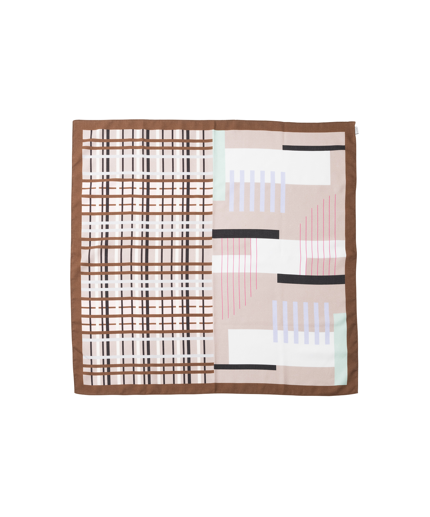 CHECK WOOL SCARF