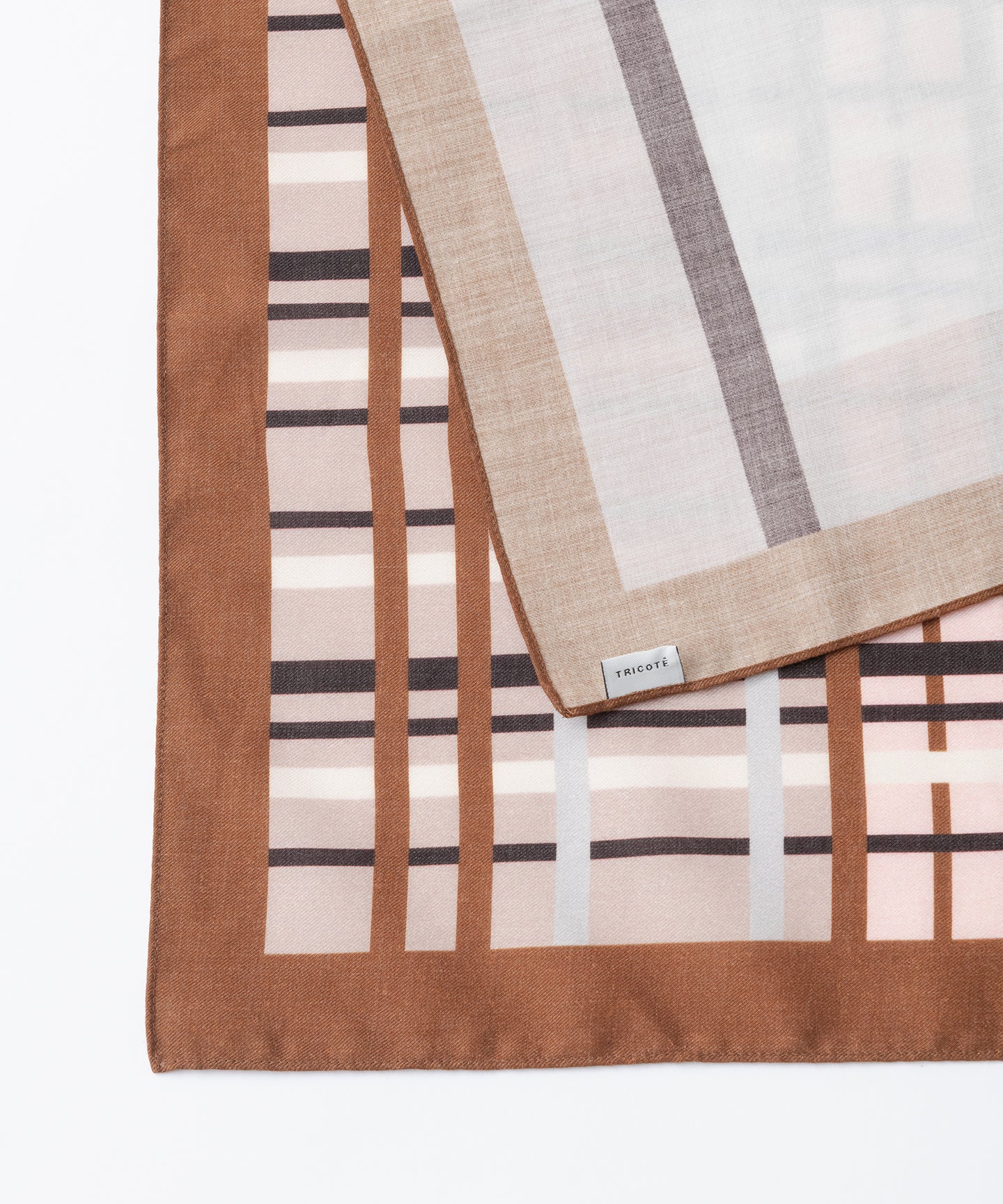 CHECK WOOL SCARF