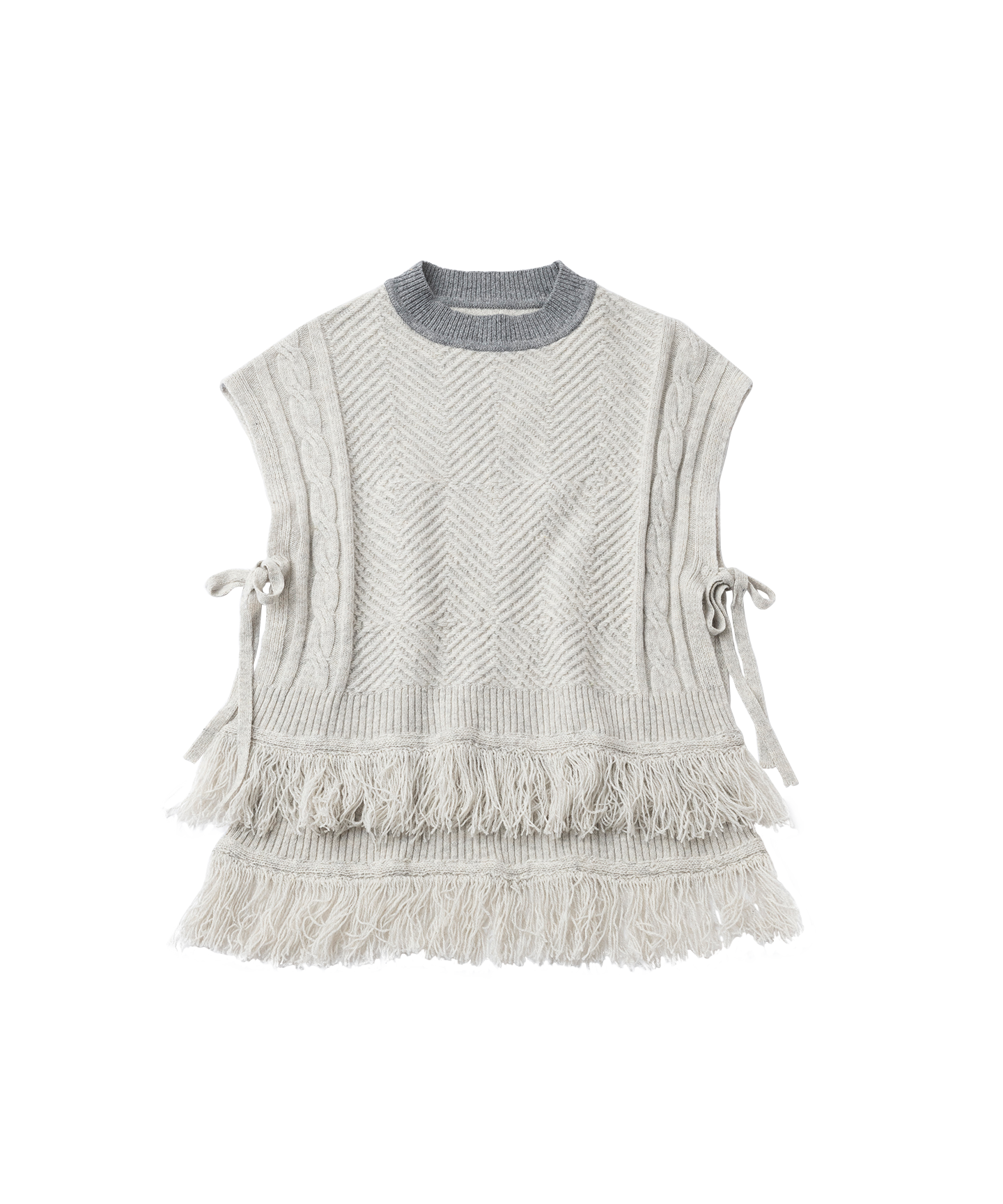 BLAMINK F CA 3G CABLE VEST ニットベスト カシミヤ 【公式通販】