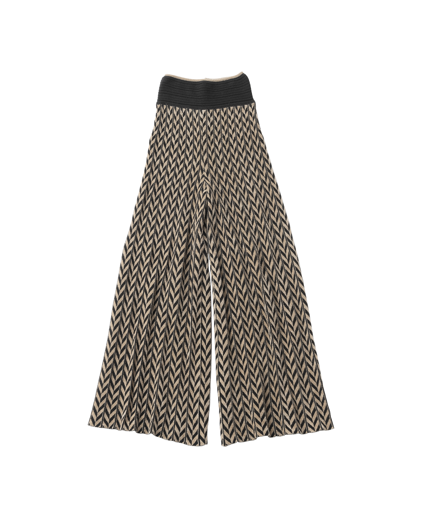 HERRINGBONE PLEATS PANTS