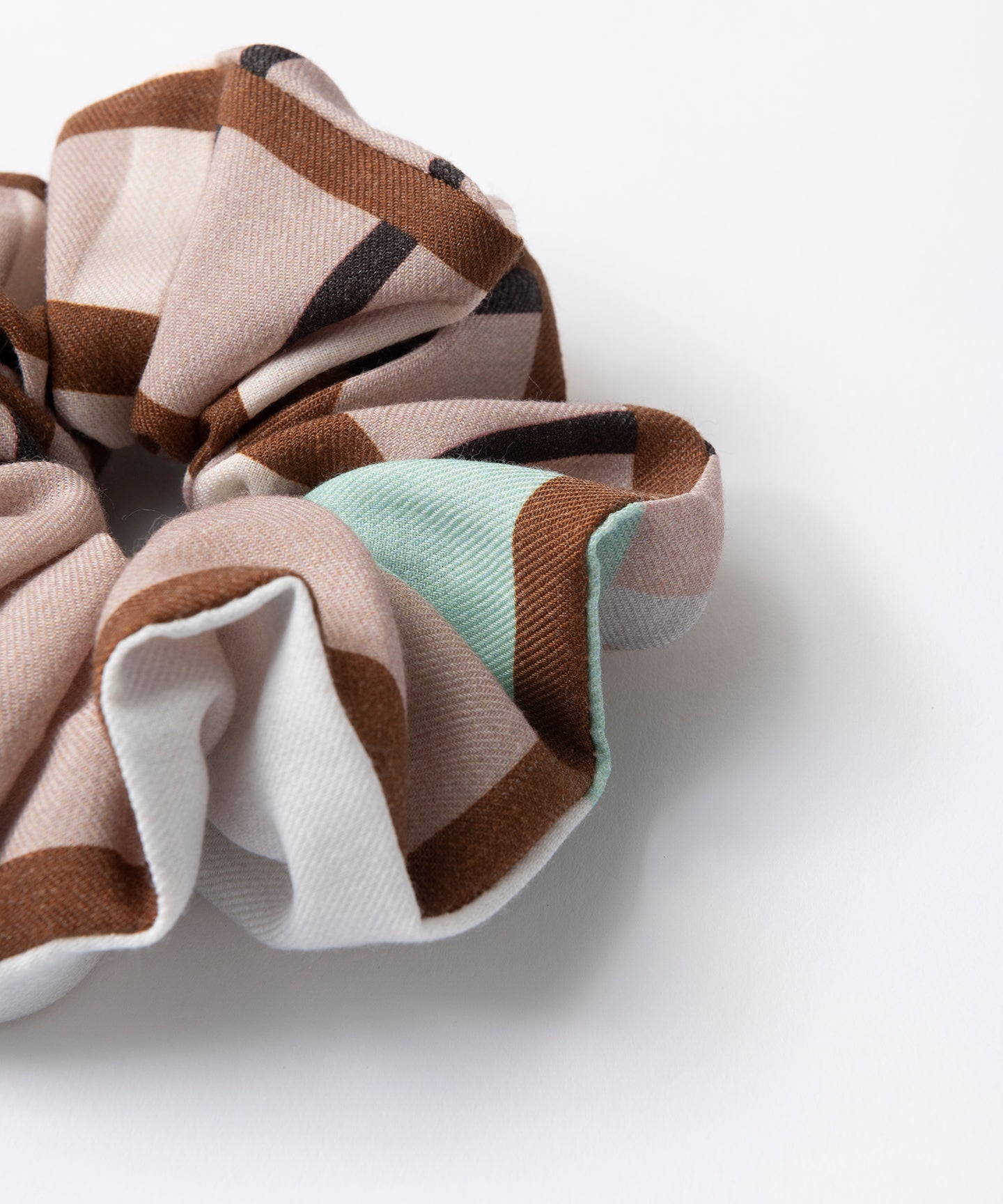 CHECK WOOL HAIR BAND