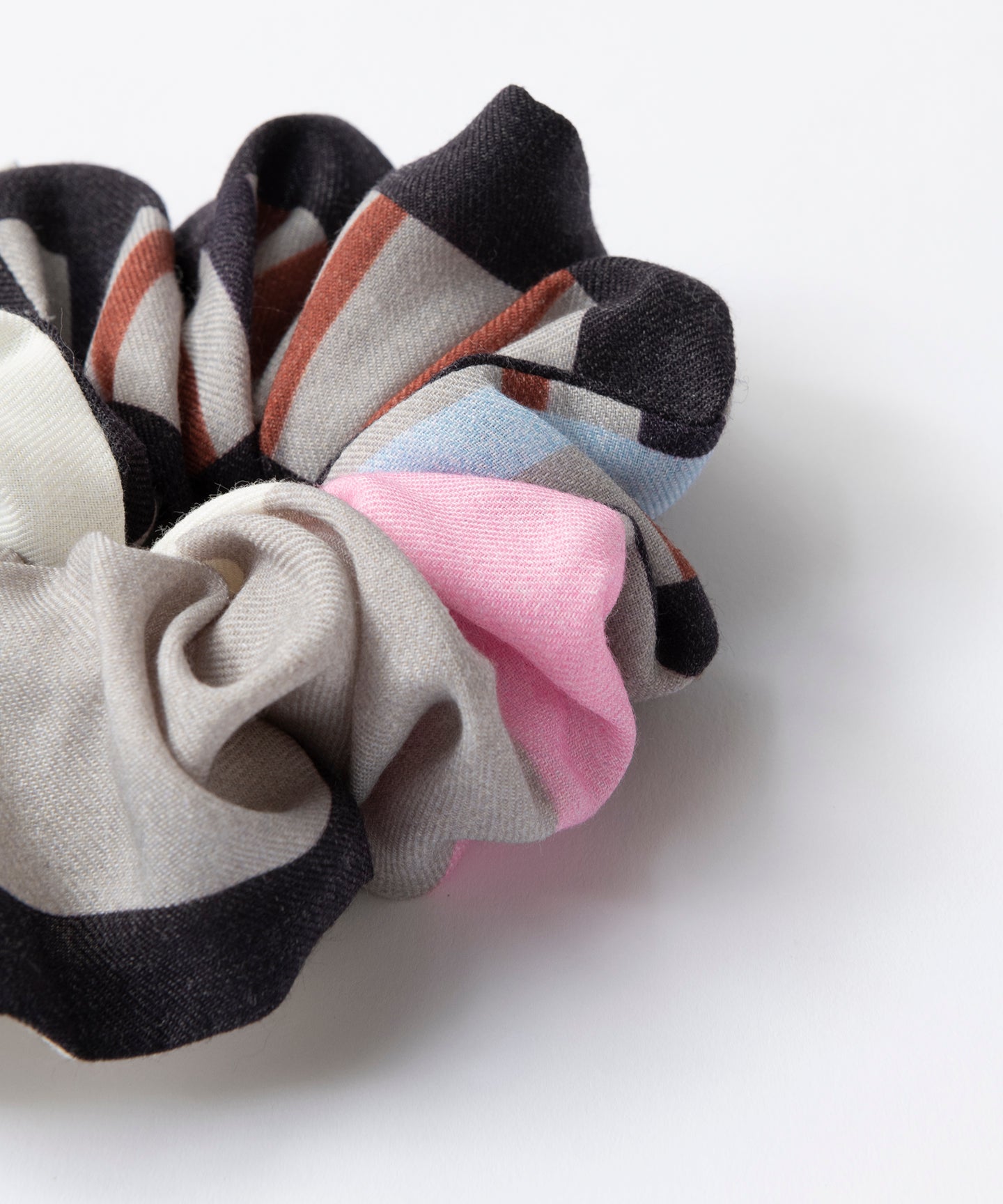 CHECK WOOL HAIR BAND