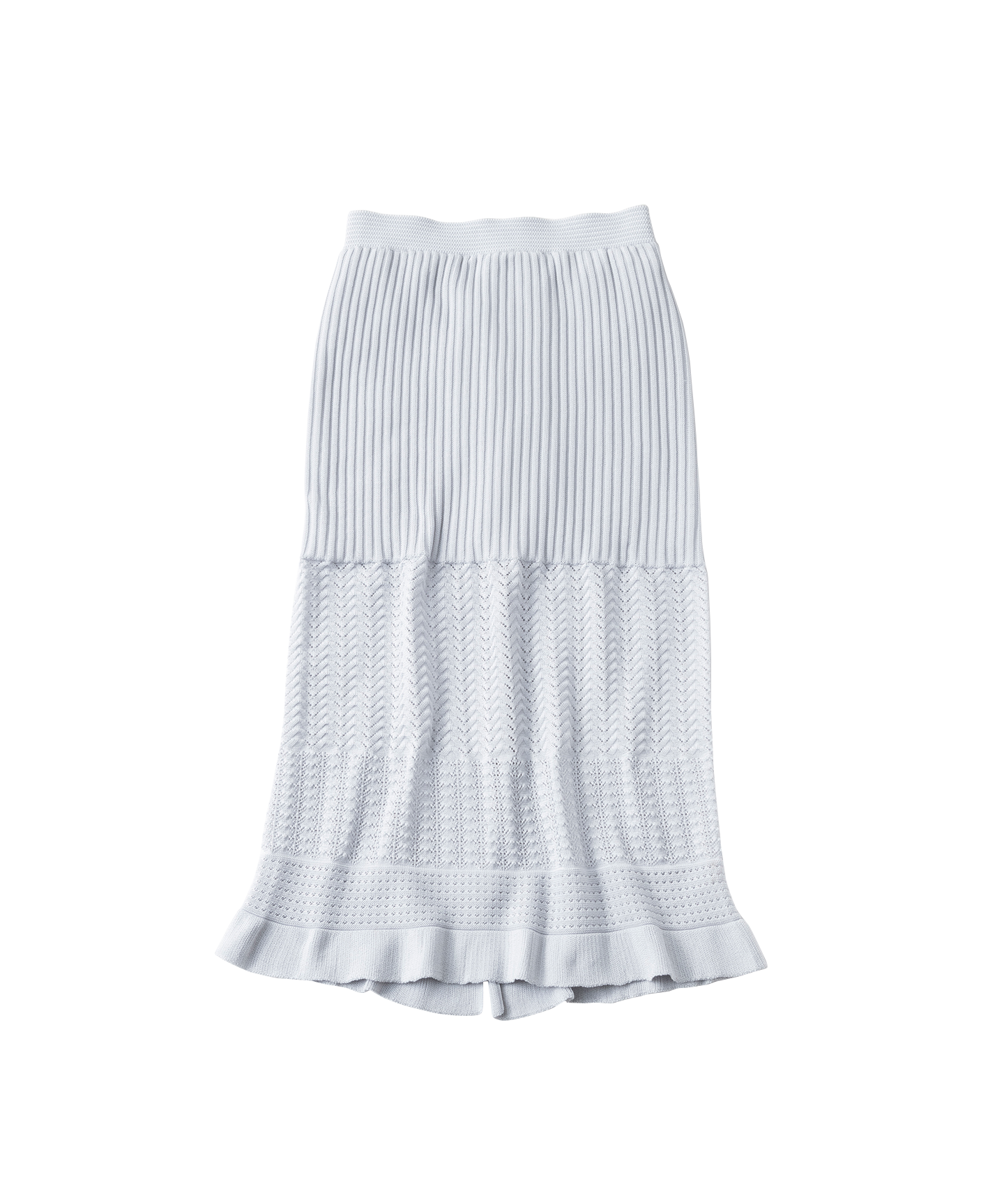 BLOCK JQ TRICOT SKIRT スカート　ホワイト　Mサイズ PATTERN SKIRT