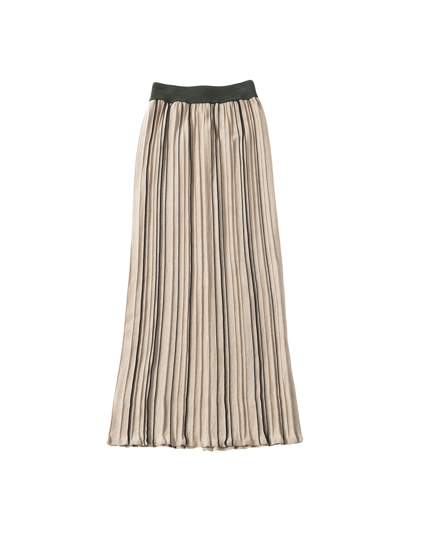 BUMPY STRIPE KNIT SKIRT