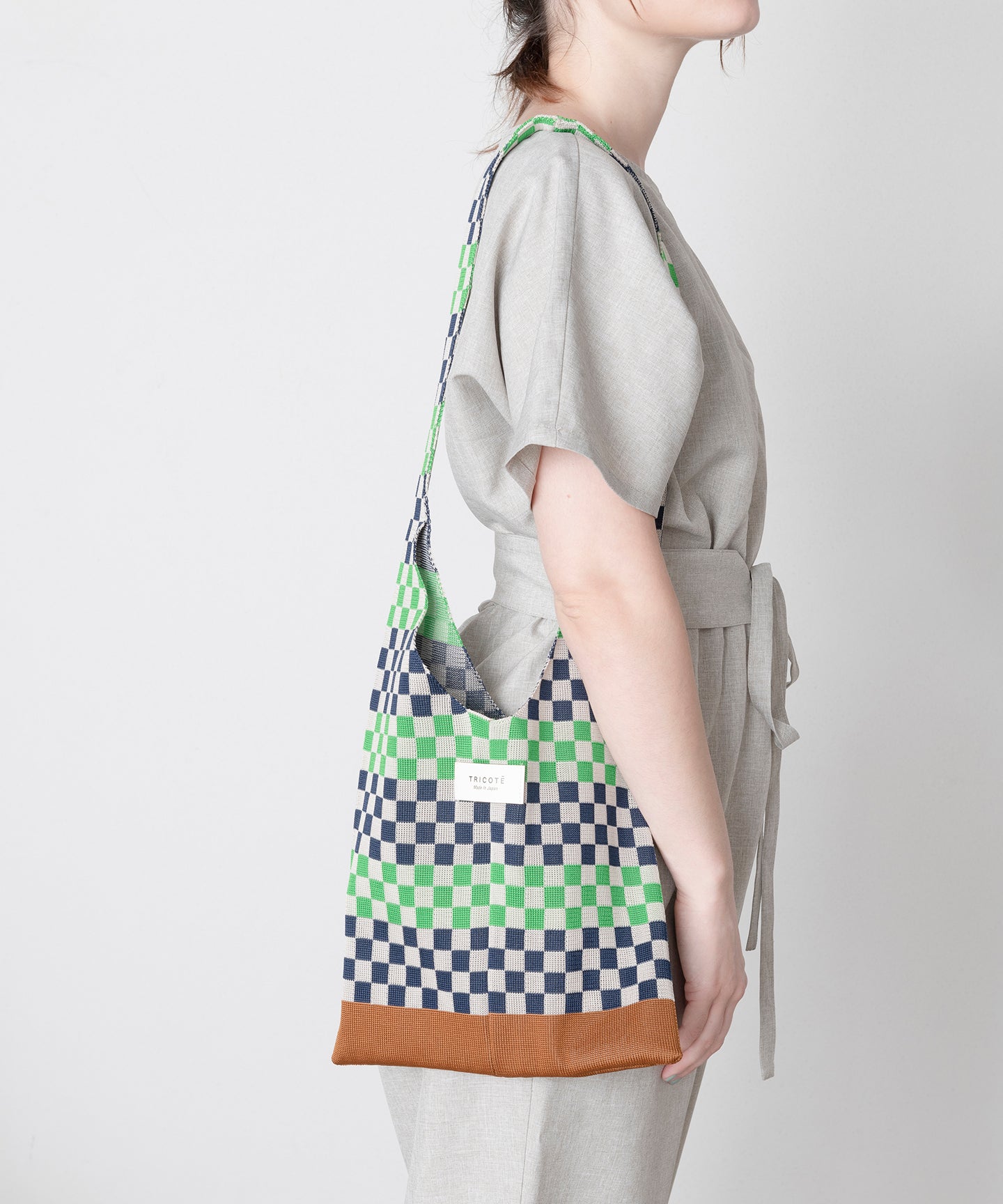ICHIMATSU KNIT SHOULDER BAG
