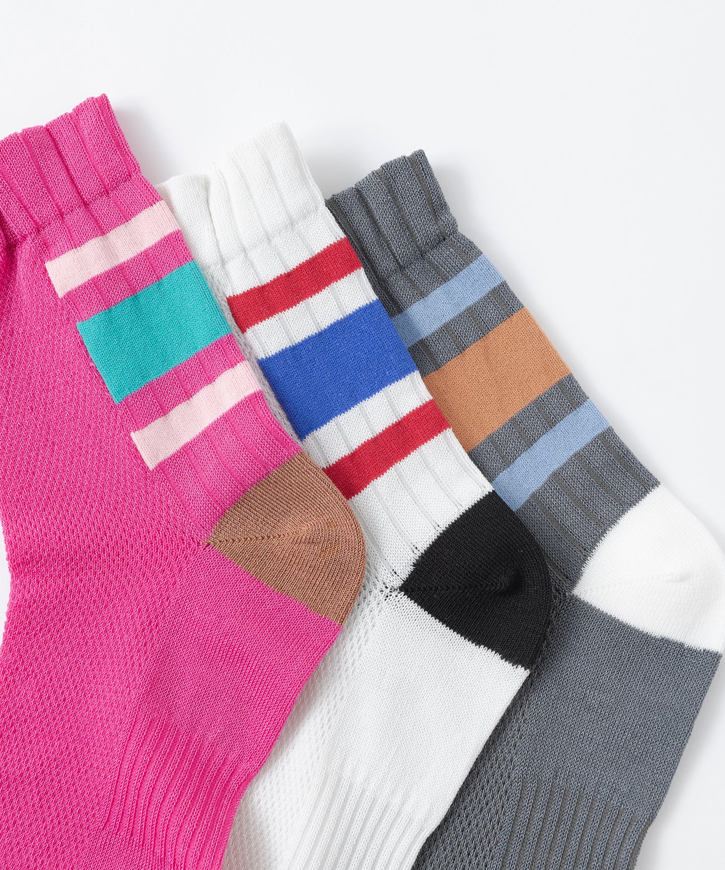 HALF RIB LINE SOCKS