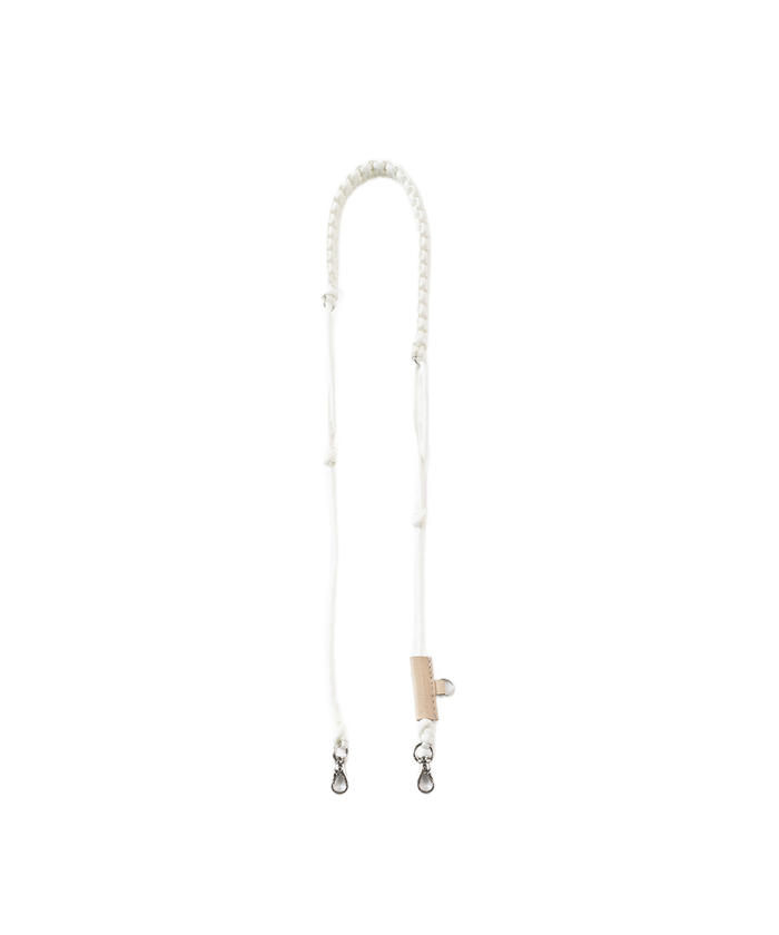 KNOT CORD STRAP WHITE