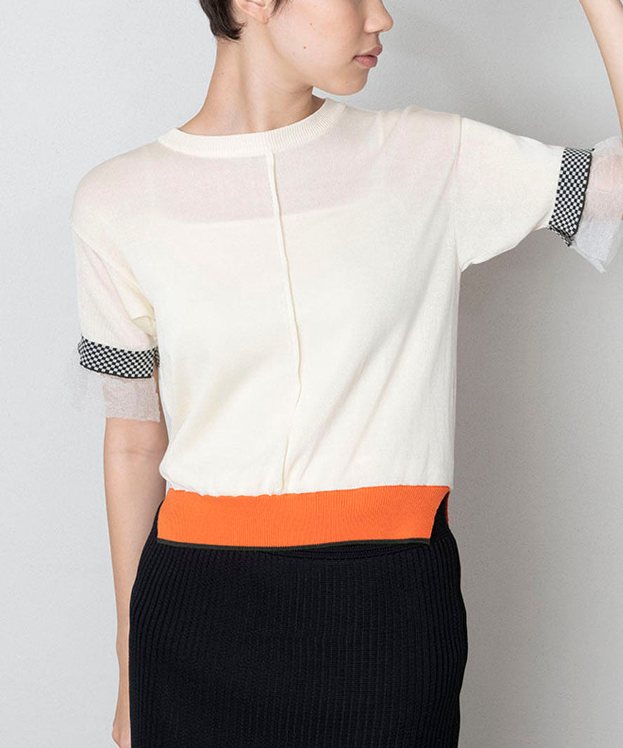 KNIT T-SHIRT
