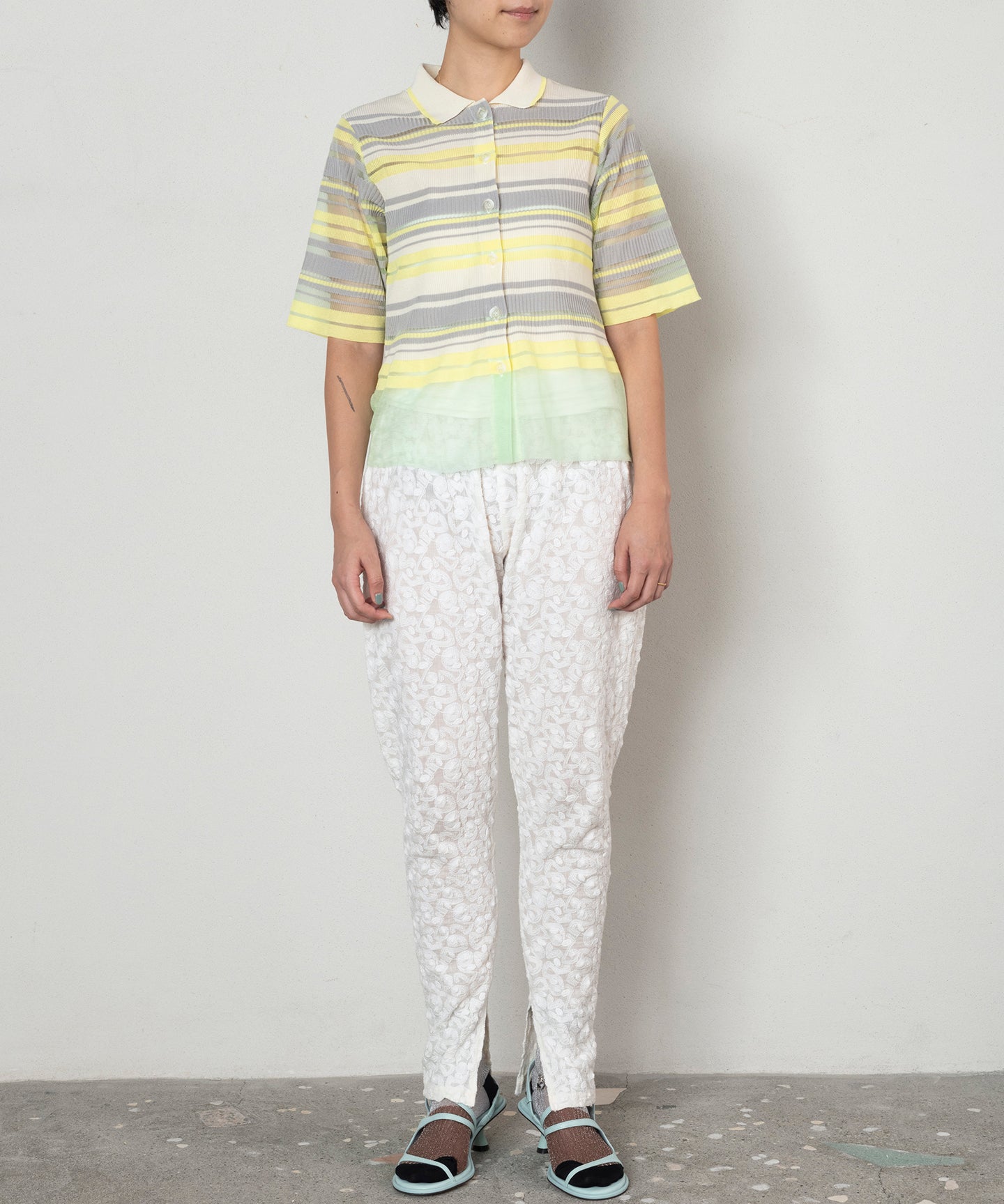 SHEER BORDER TOPS