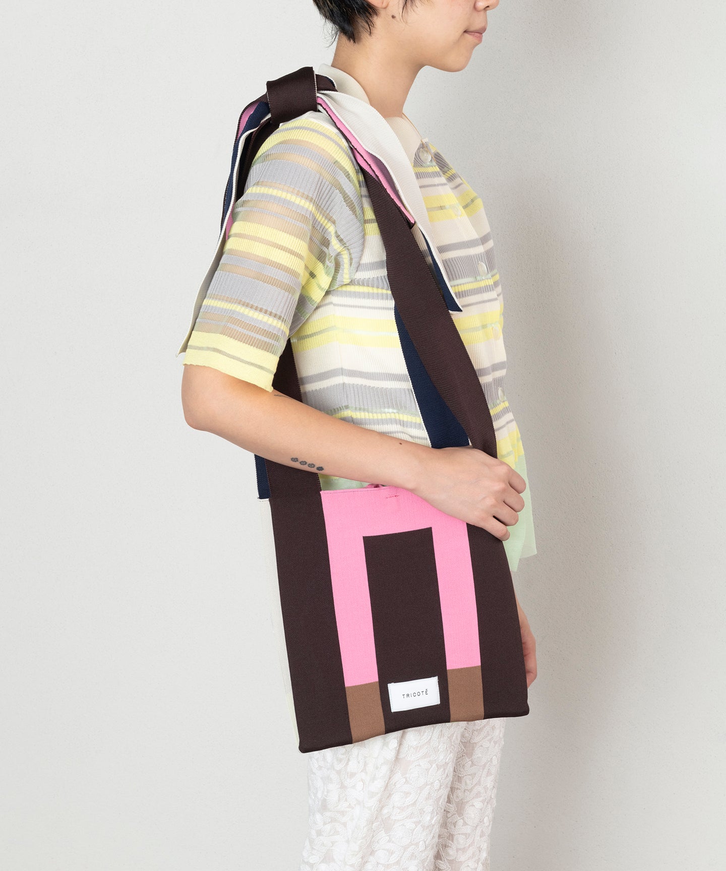 COLORED ARRANGE KNOT BAG