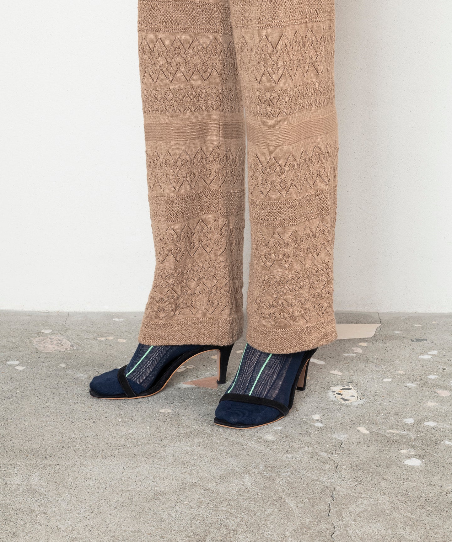 STRIPE SHEER MESH SOCKS