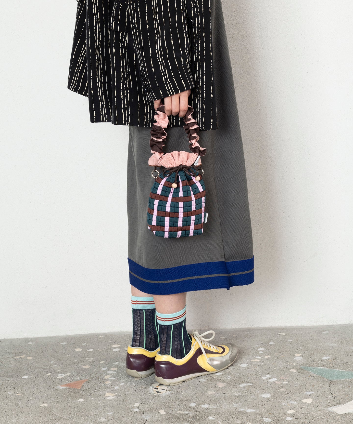 PIXEL POUCH BAG "WEAVING"