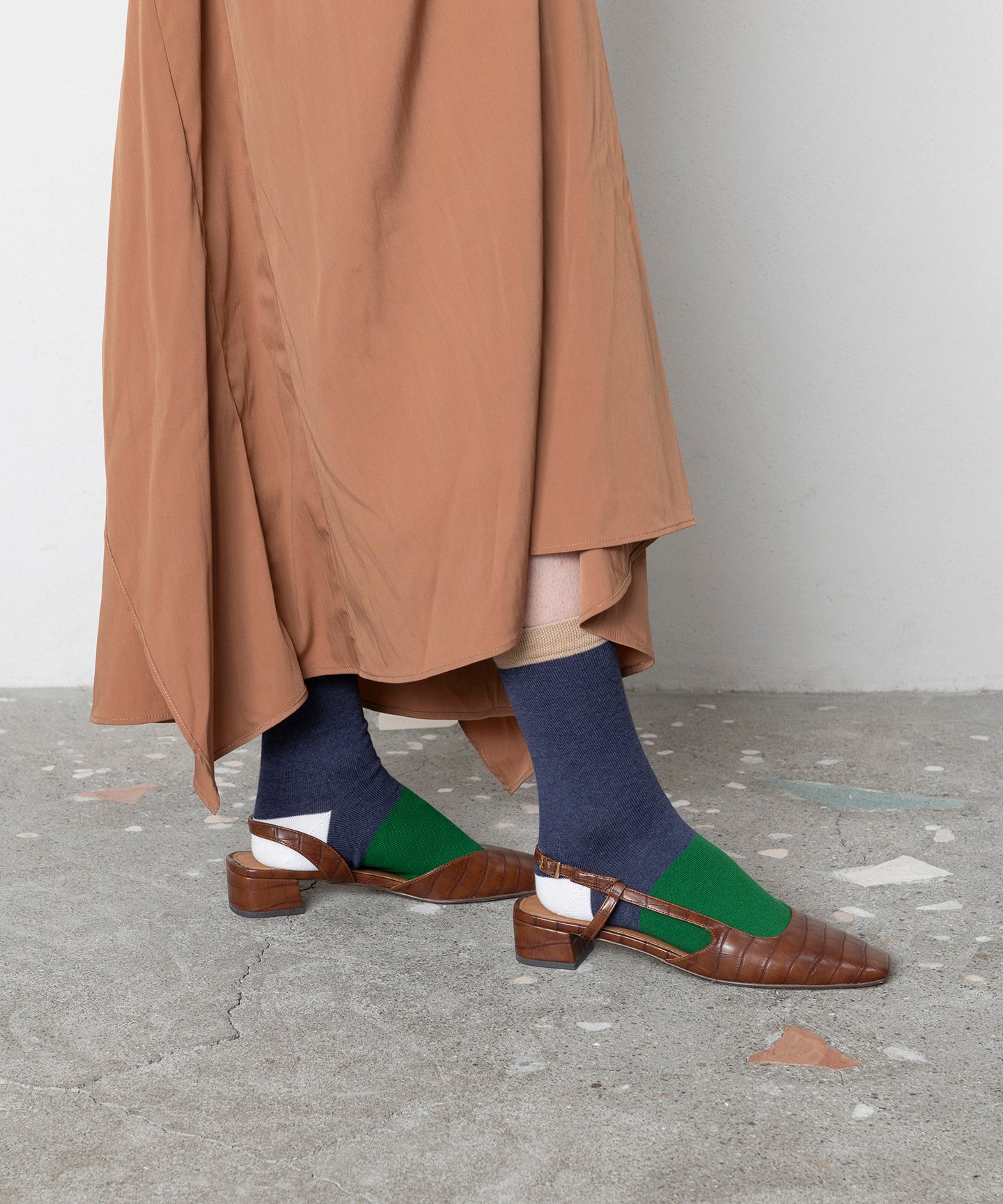 【en】Cotton Socks NAVY