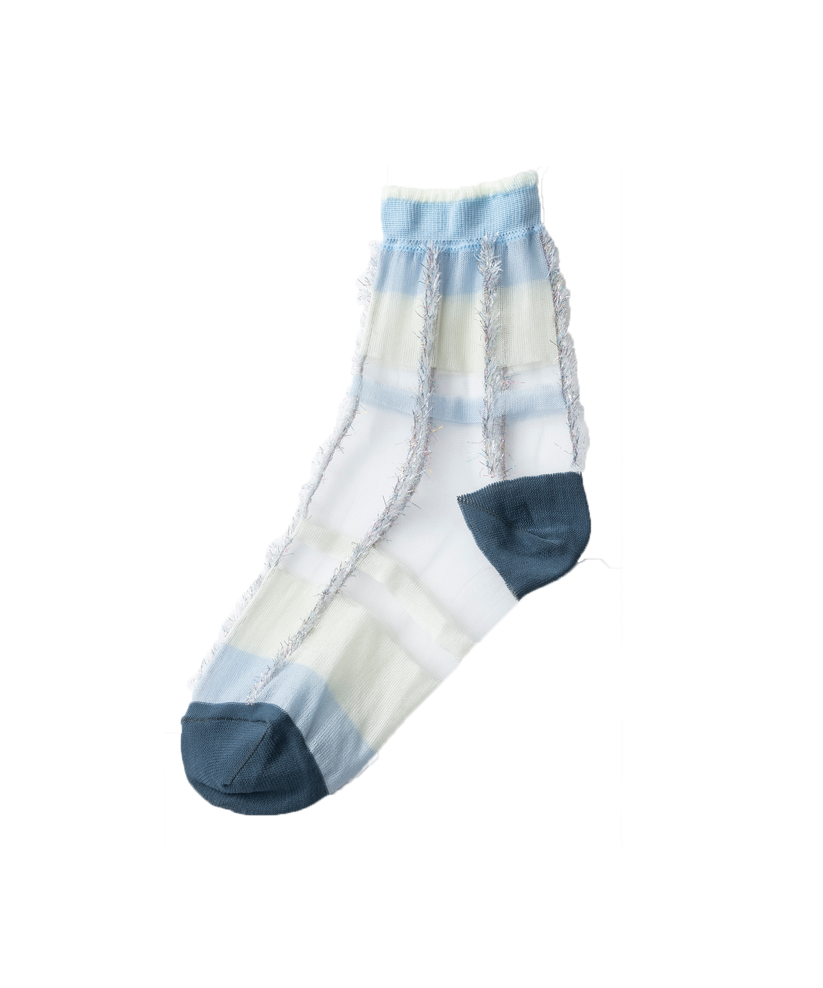 Sock Check Fu LAME FUR CHECK SOCKS