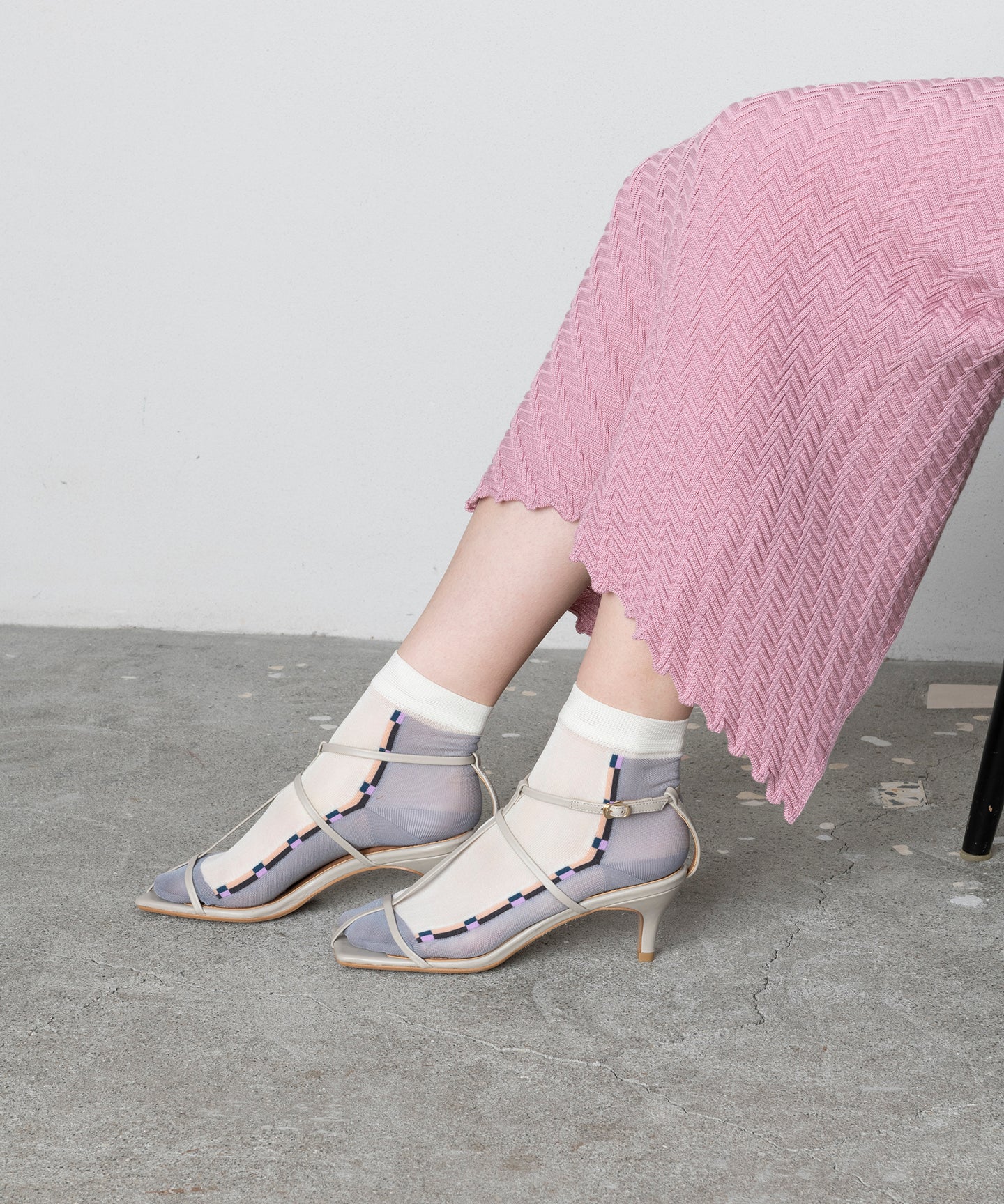 SIDE LINE MESH SOCKS