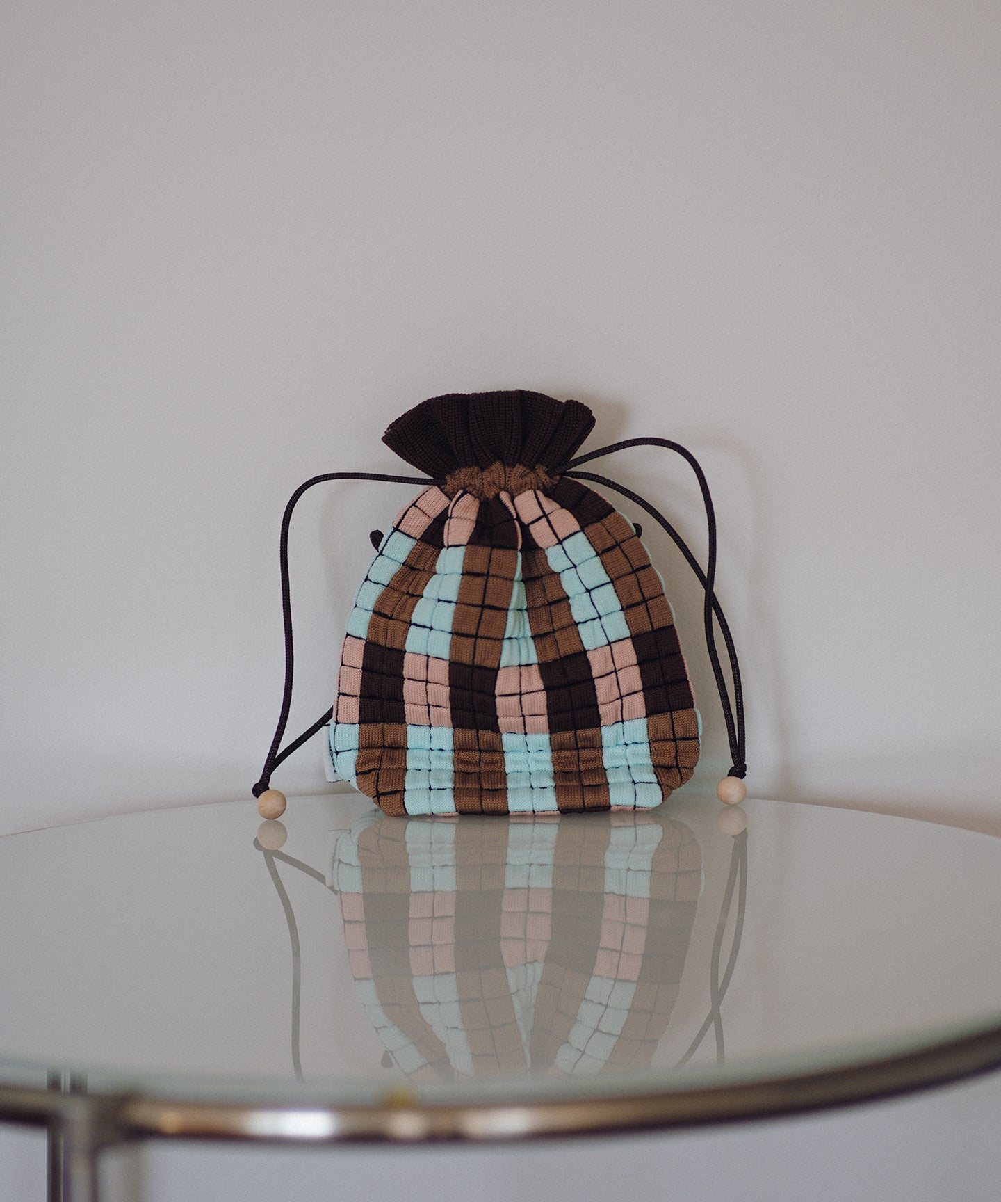 PIXEL POUCH BAG "CHECK"