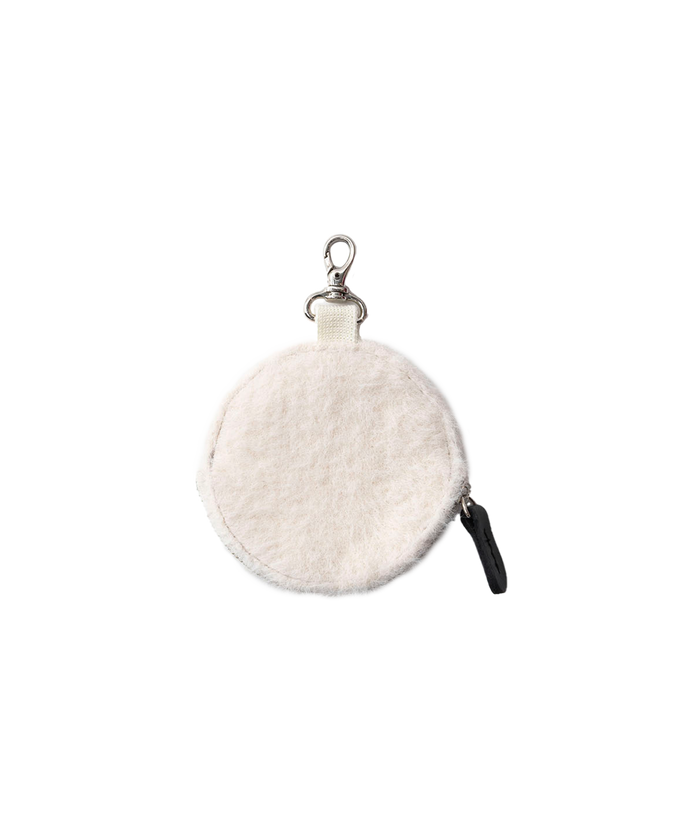 MINKY CIRCLE POUCH IVORY