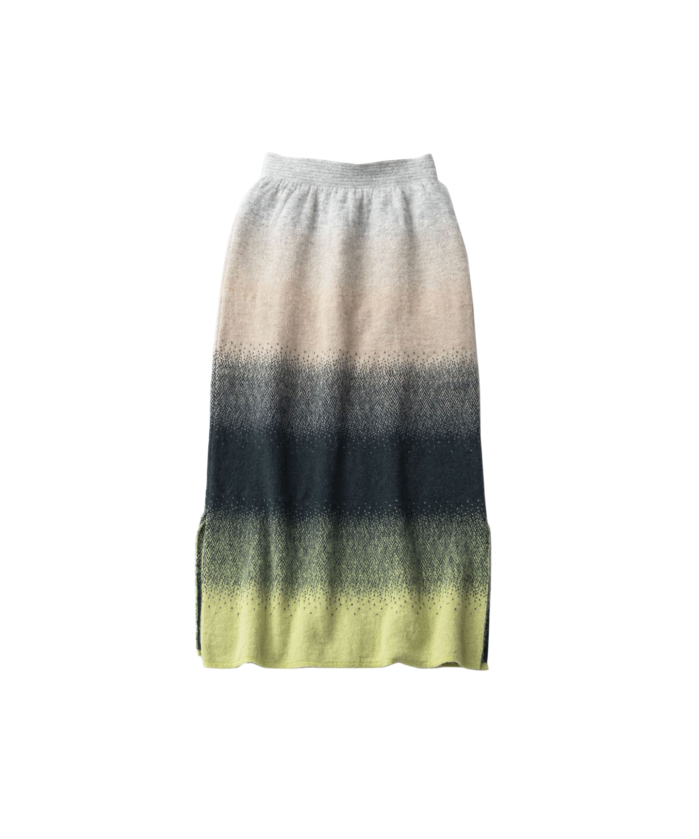 GRADATION SHAGGY SKIRT