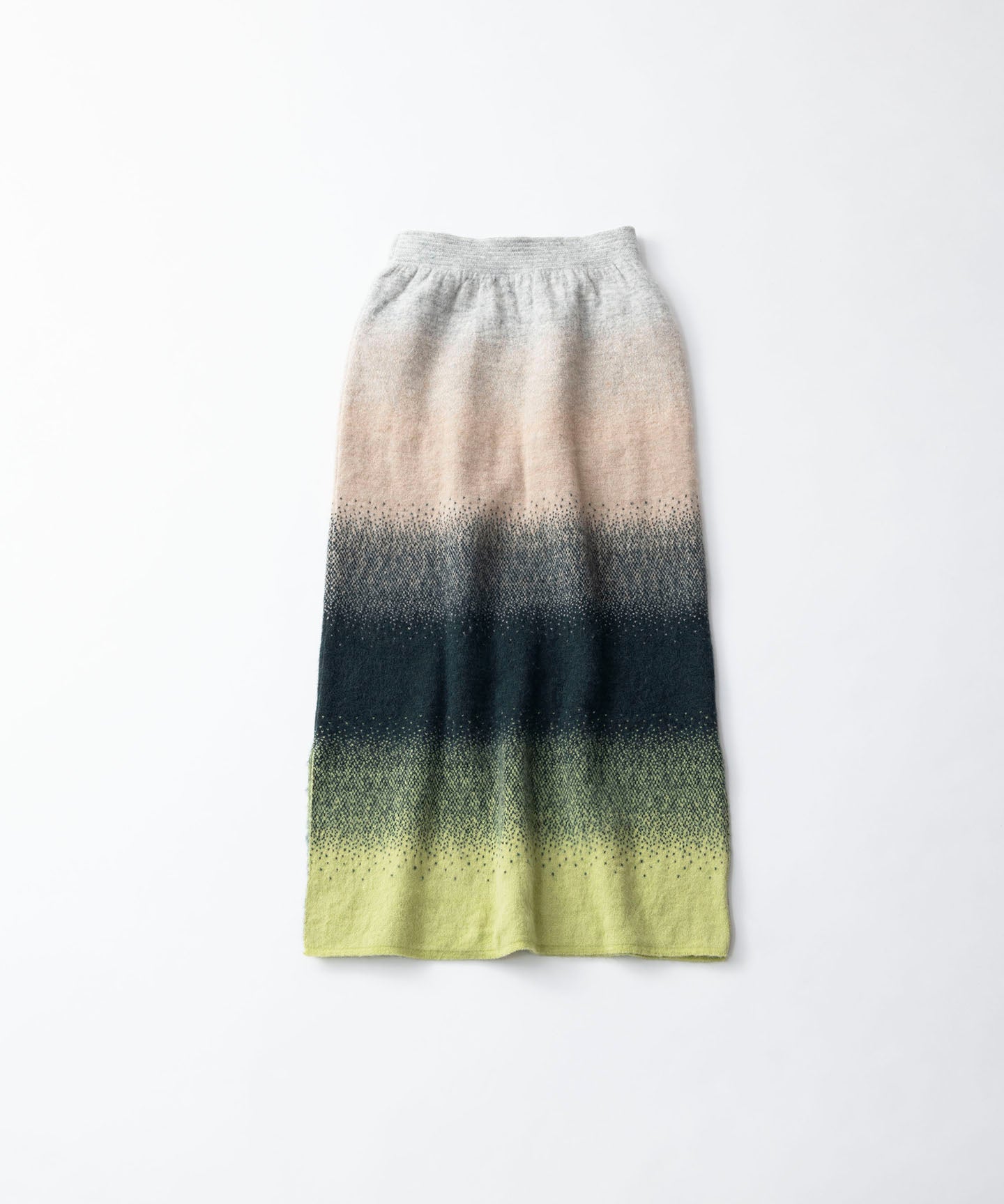 GRADATION SHAGGY SKIRT