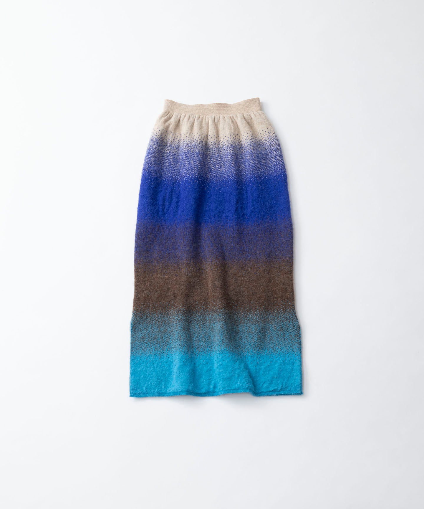 GRADATION SHAGGY SKIRT