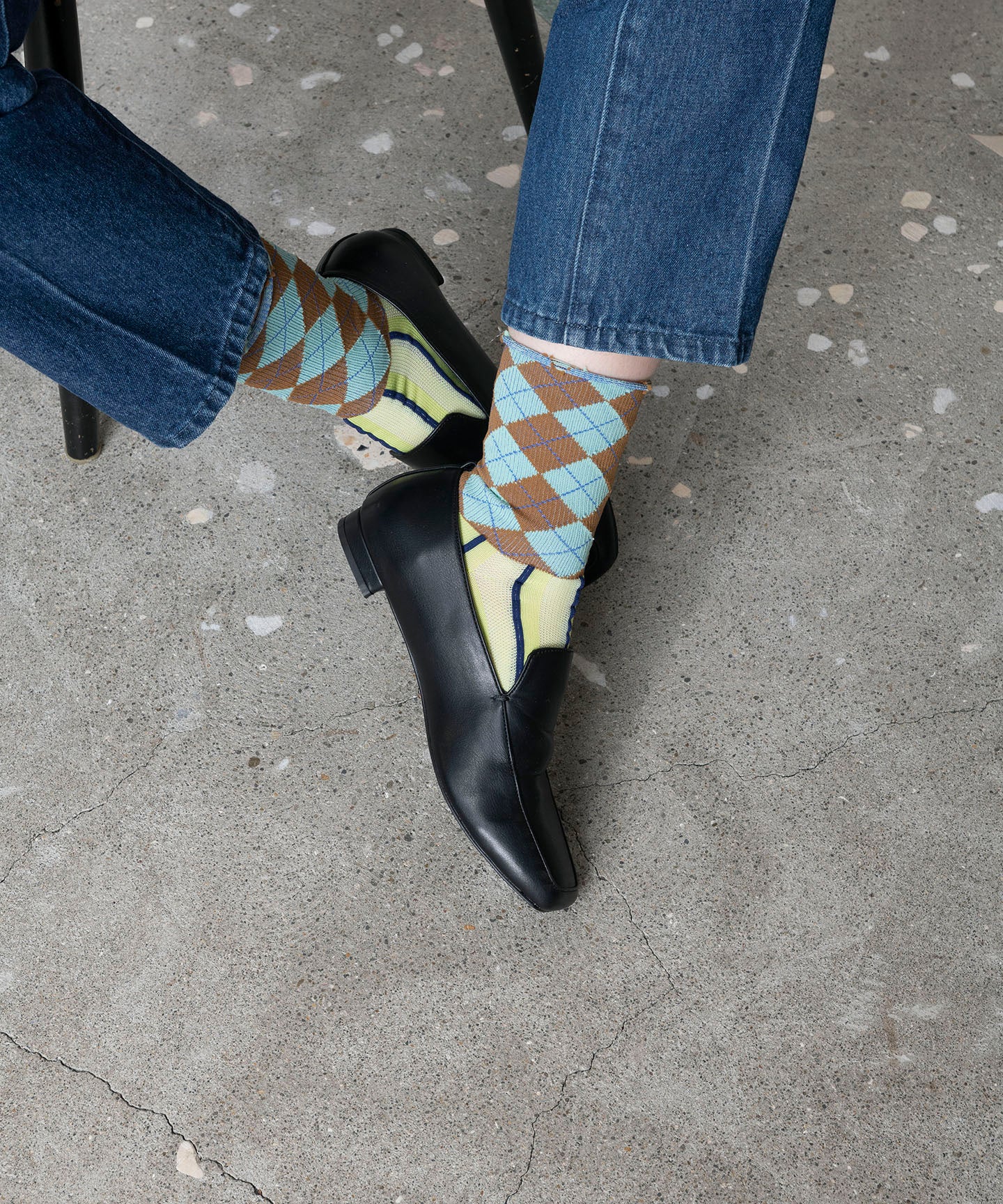 ARGYLE COMBINATION SOCKS