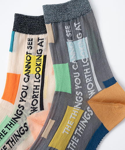 LETTERING SOCKS