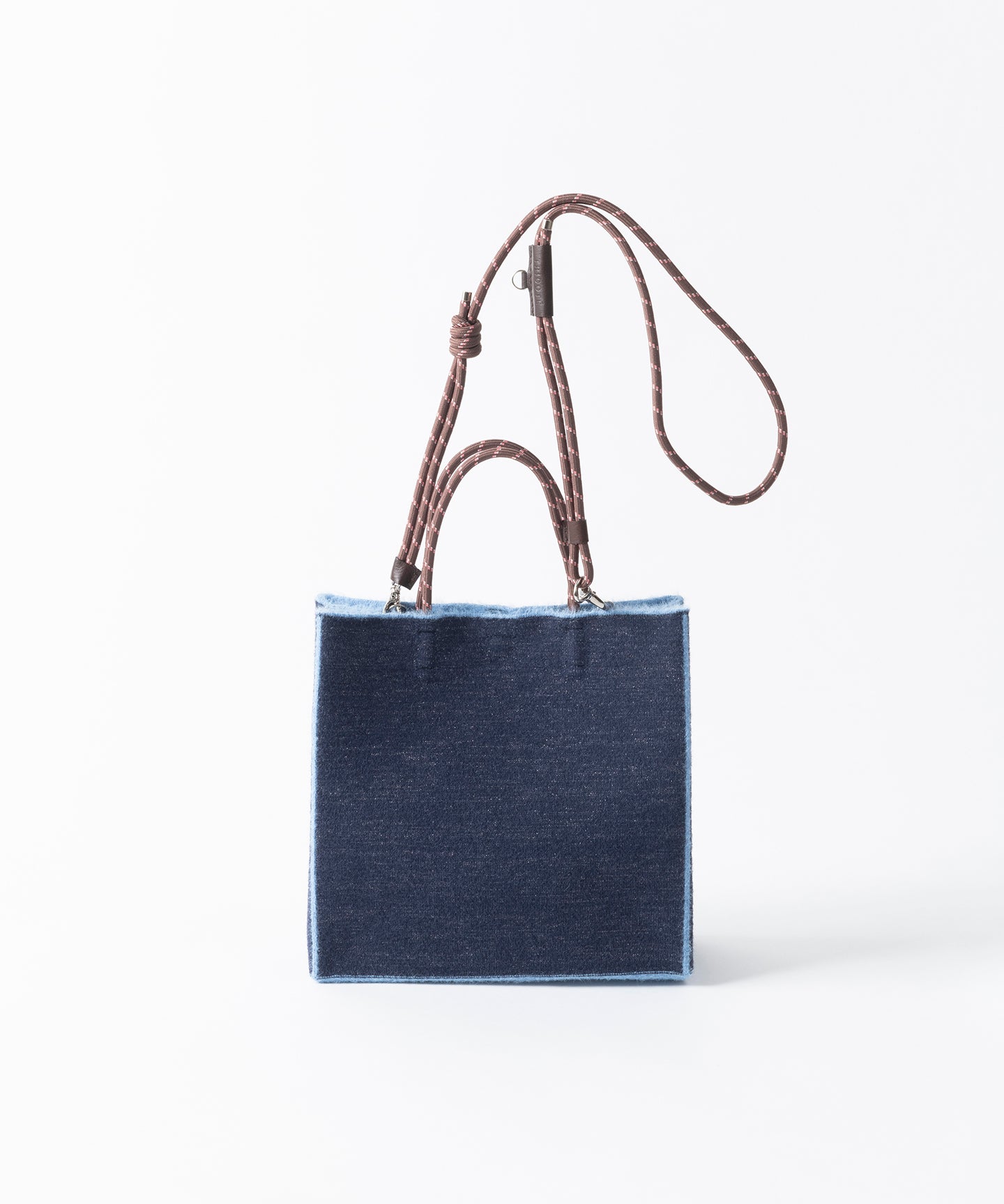 SHAGGY GLITTERS PAPER KNIT BAG