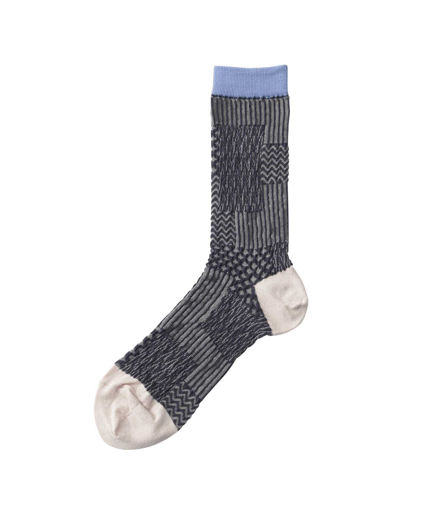 BUMPY PATCHWORK SOCKS