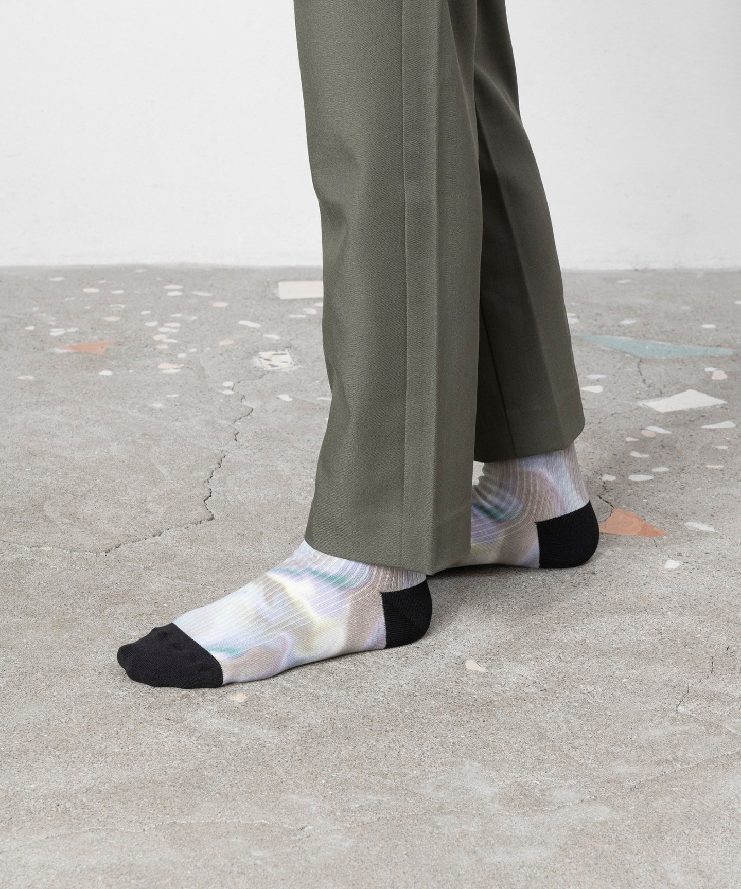 MARBLESHELL PRINT SOCKS