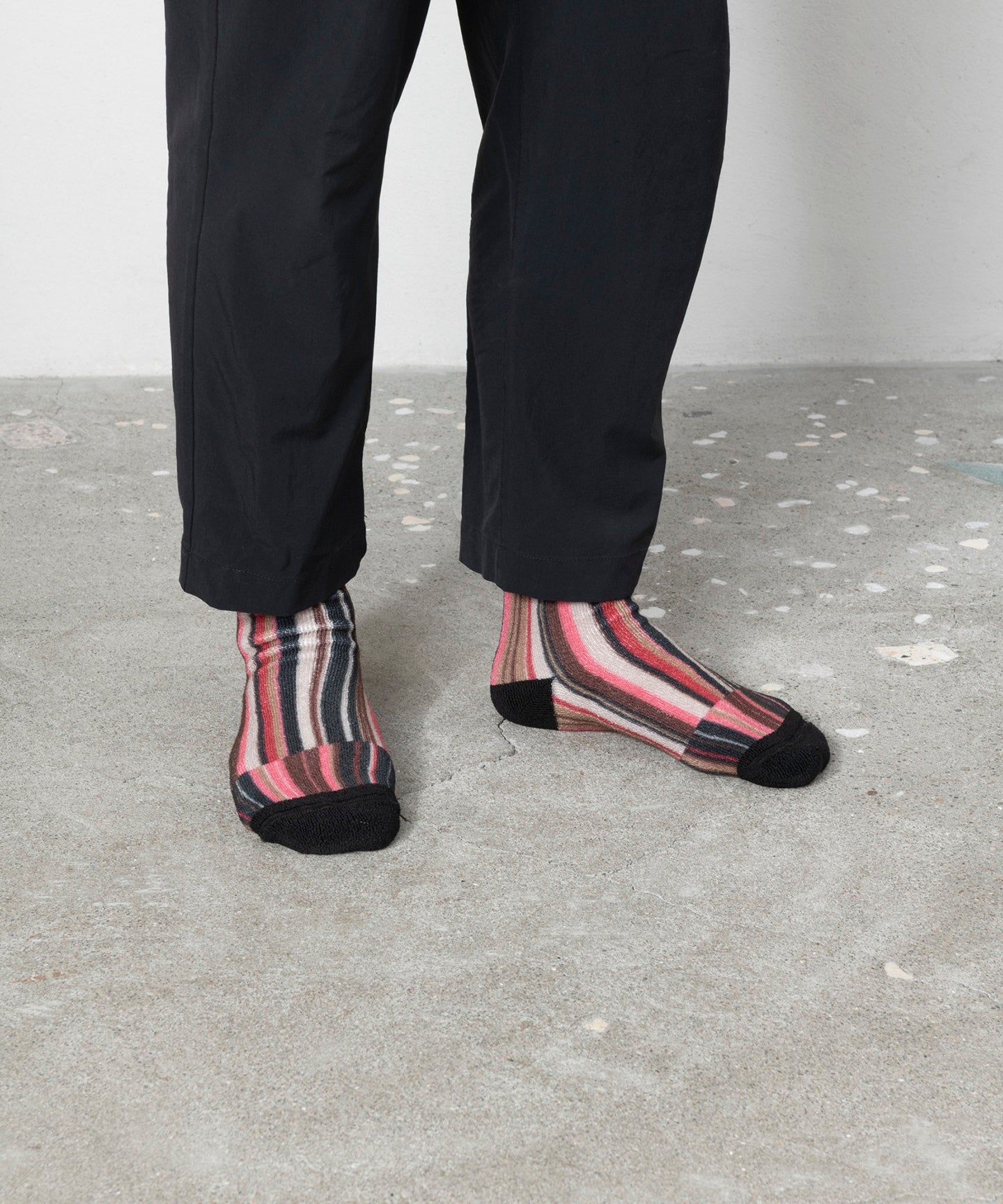 MULTI-STRIPE PILE SOCKS