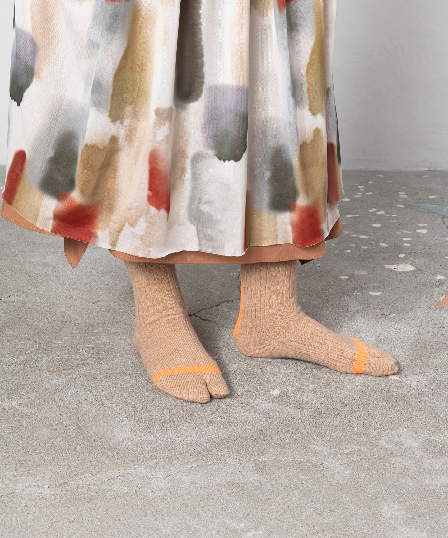 RIB-STRIPE SOCKS
