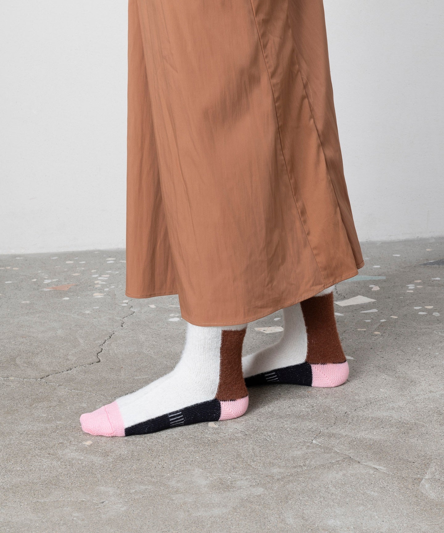 SHAGGY BICOLOUR SOCKS