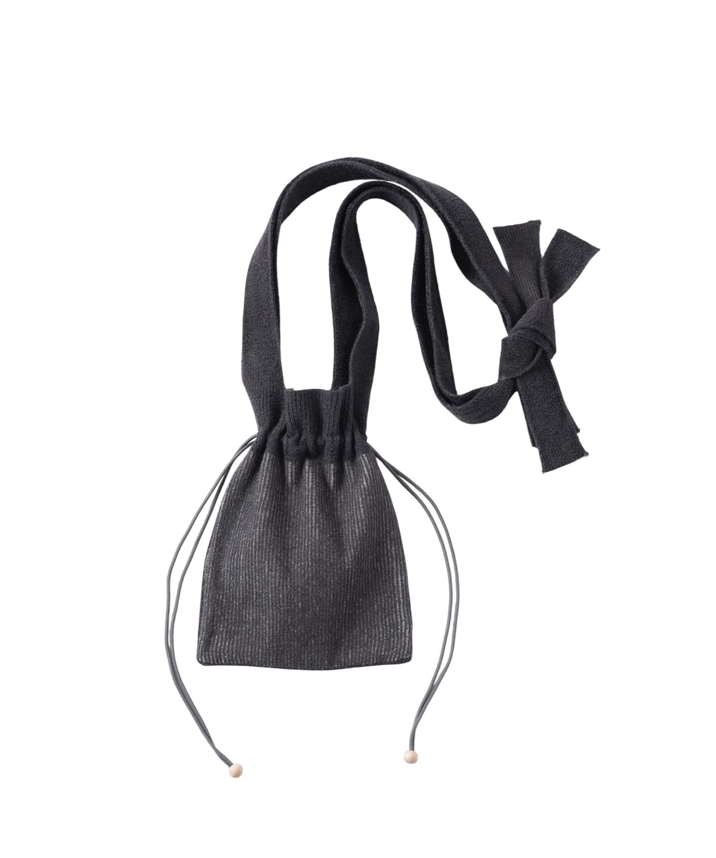 SHAGGY KNIT KNOT BAG