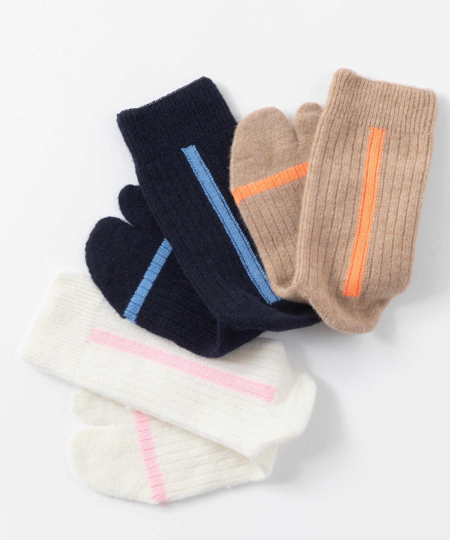 RIB-STRIPE SOCKS