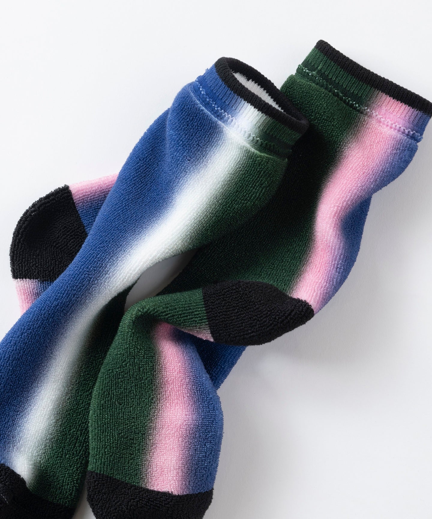 BI-COLOR PILE SOCKS